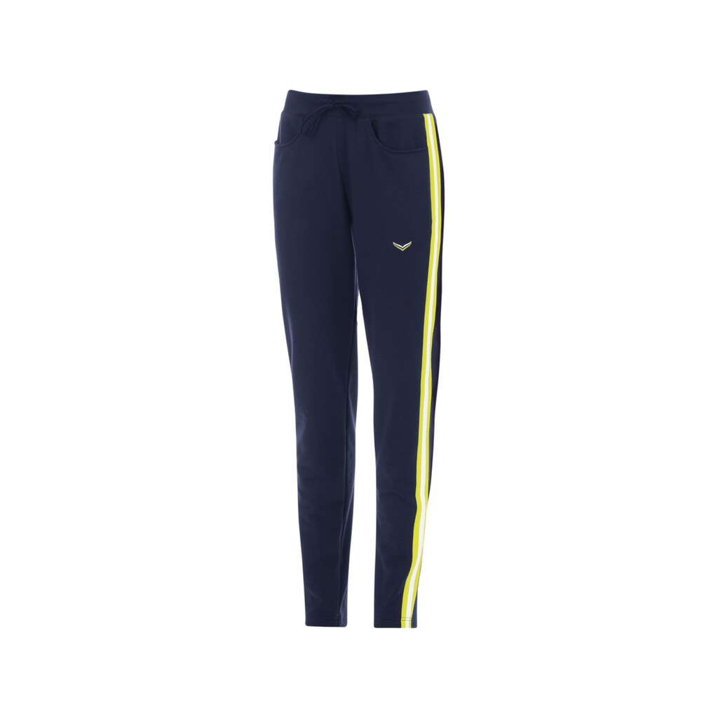 Marken Trigema Trigema Jogginghose, (1 tlg.), mit kontrastfarbigen Streifen grün Marken Trigema Trigema Jogginghose, (1 tlg.), mit kontrastfarbigen Streifen grün