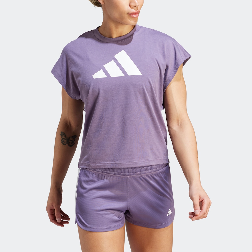 adidas Performance T-Shirt »TRAIN ICONS TRAINING REGULAR FIT LOGO«