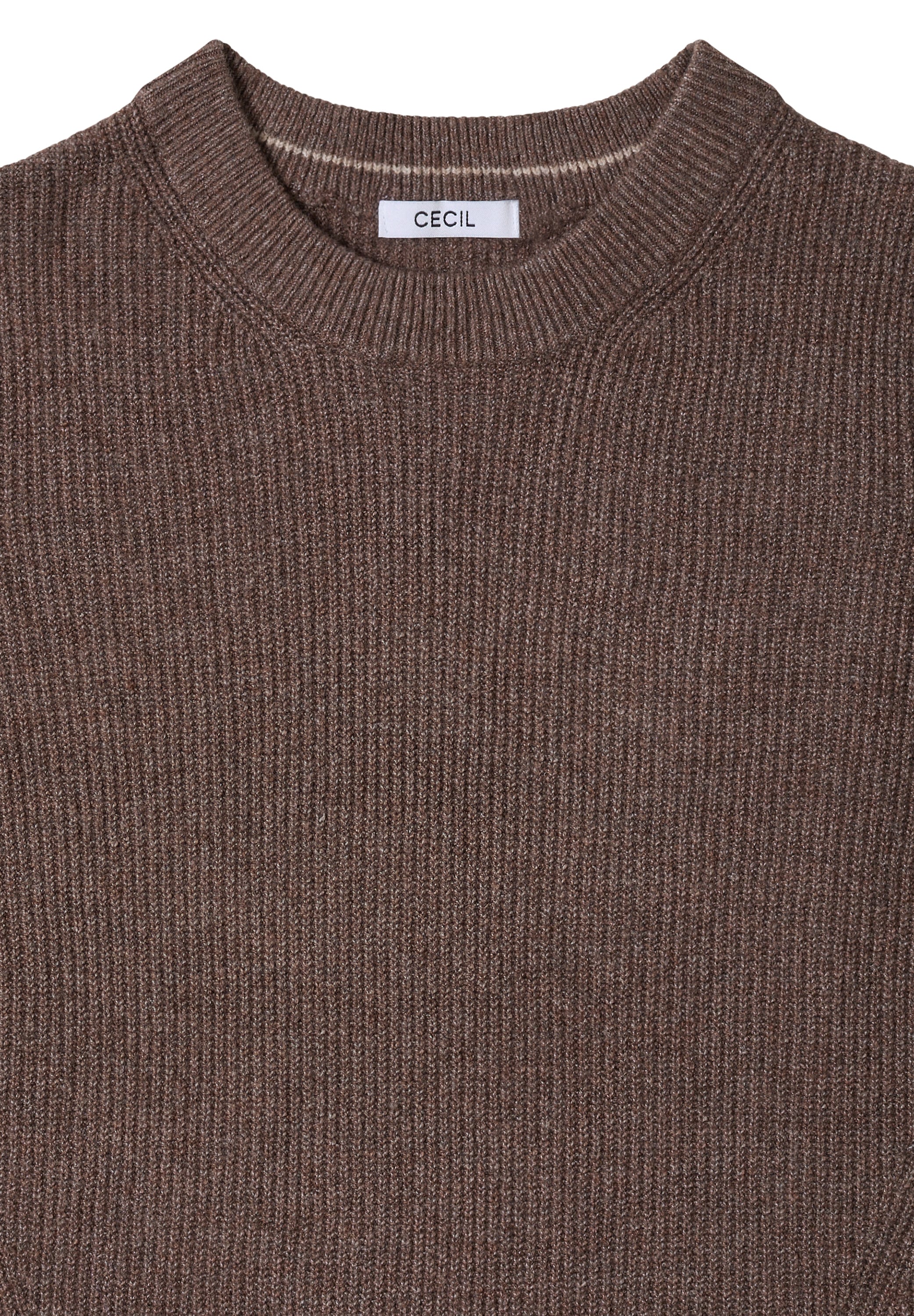 Cecil Strickpullover, mit Rundhalsausschnitt
