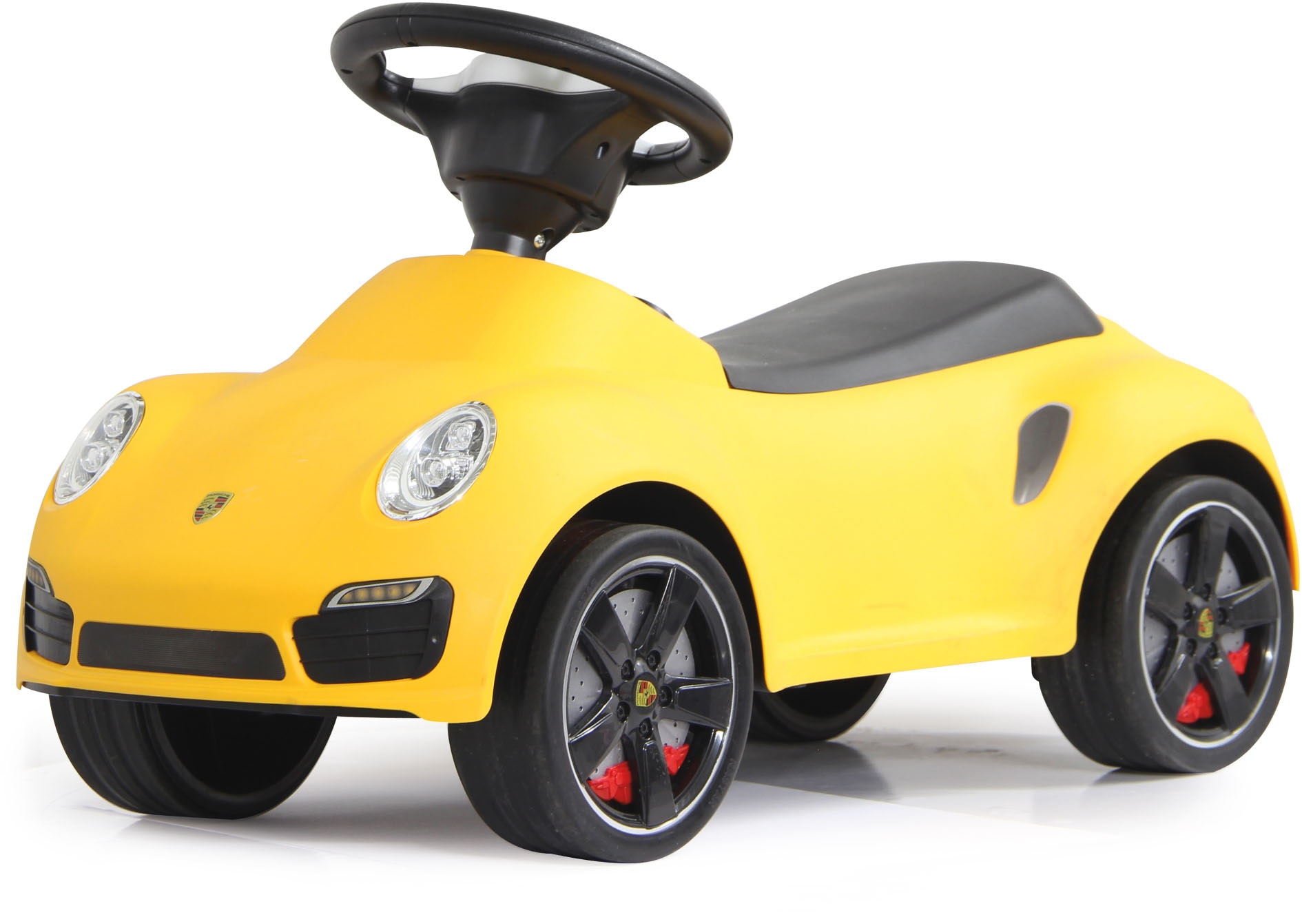 Rutscherauto »Porsche 911, gelb«, mit Flüsterreifen; offiziell lizenziert