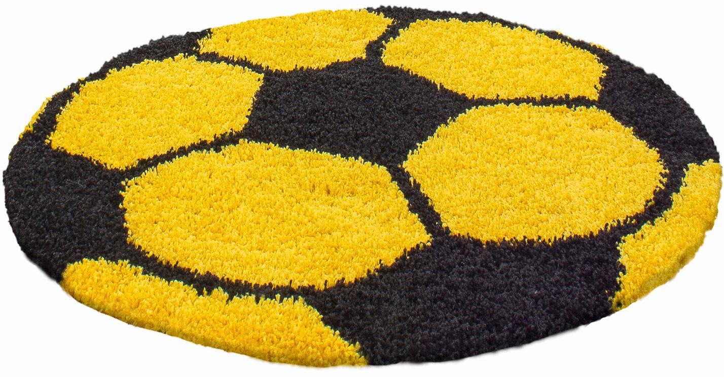 Ayyildiz Teppiche Kinderteppich »Fun 6001«, rund, Fußball Design