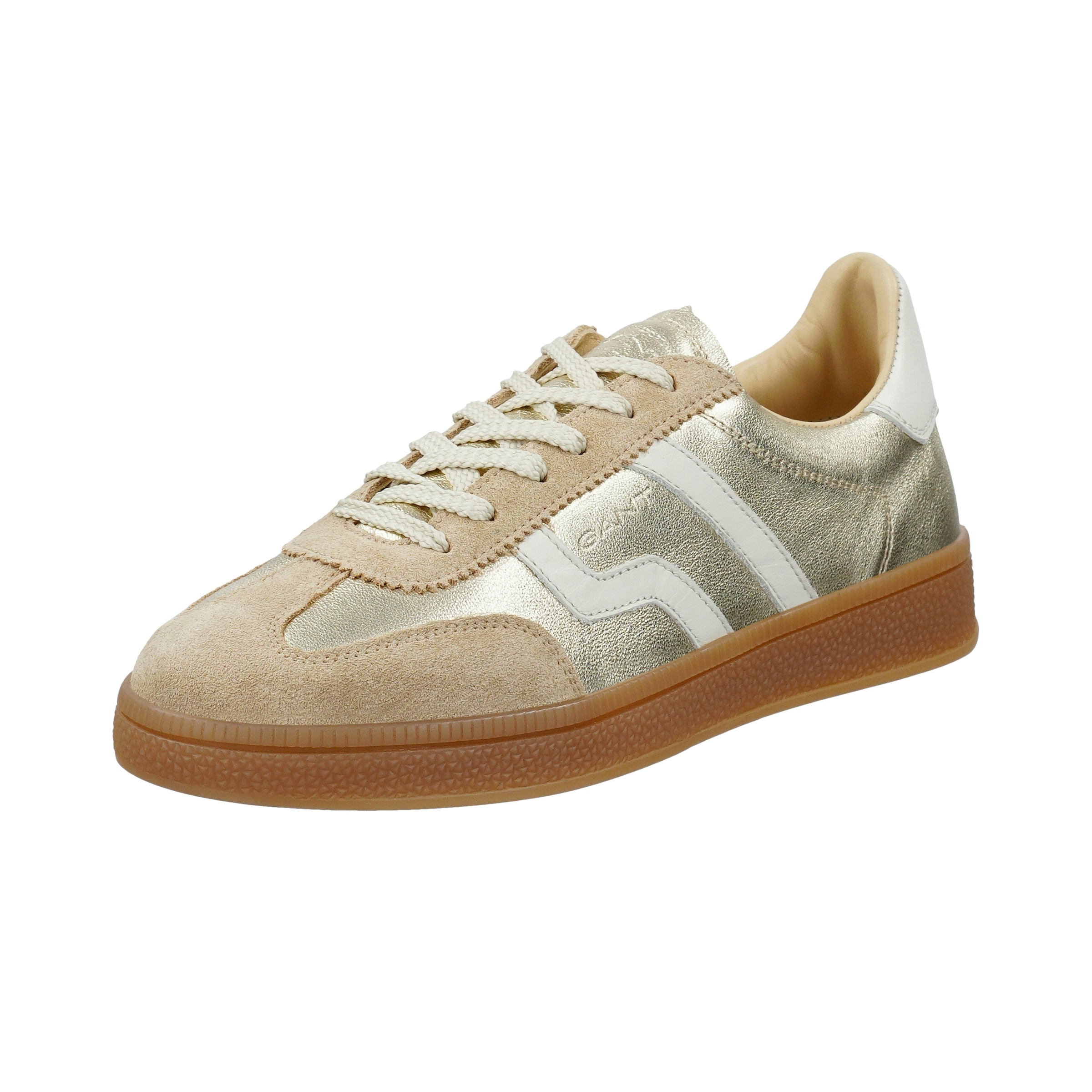 Gant Sneaker "Cuzima" Retro Sneaker, Schnürschuh im Metallic Look günstig online kaufen