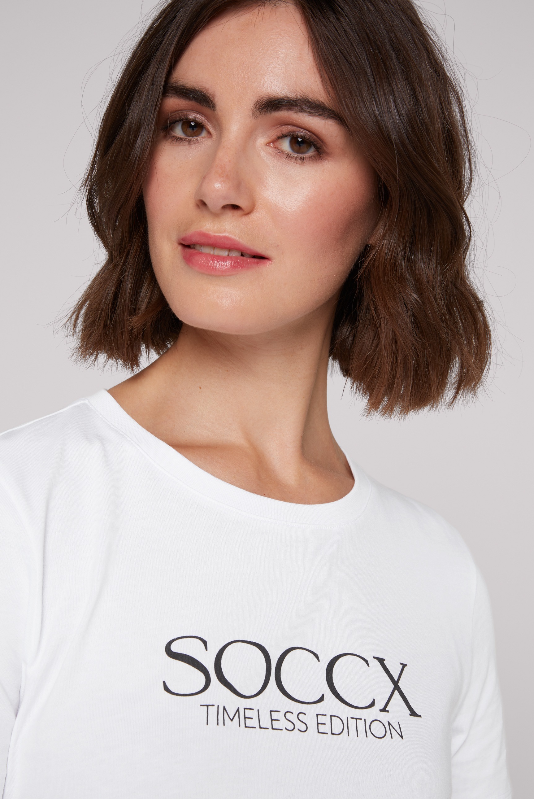 SOCCX Rundhalsshirt, aus Baumwolle