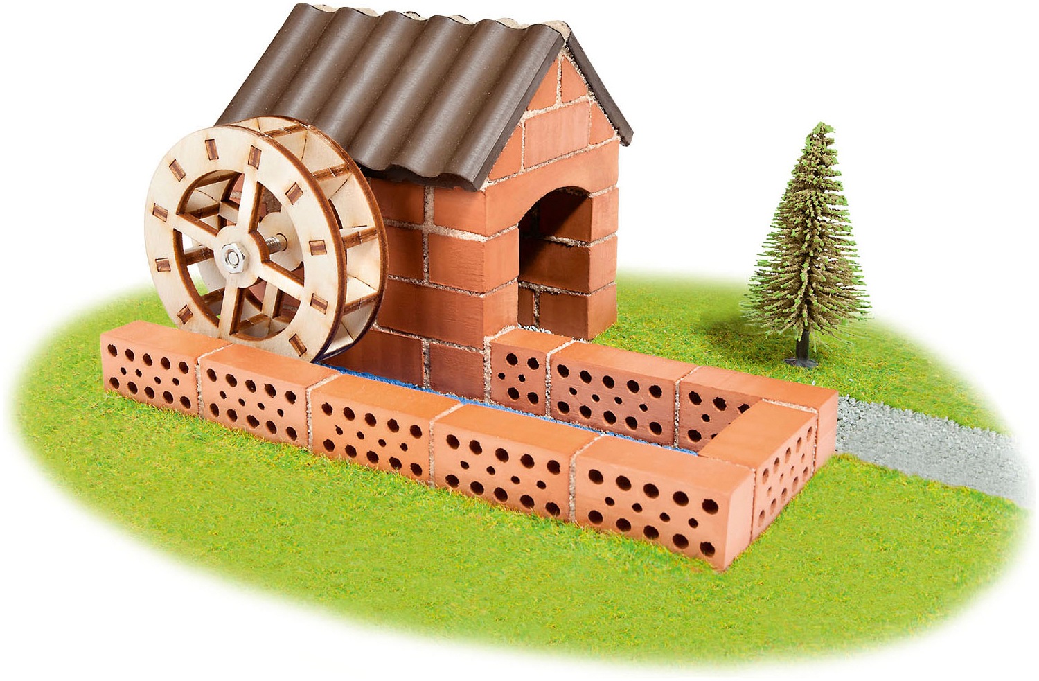 Eitech Steinbaukasten »Teifoc Wassermühle«