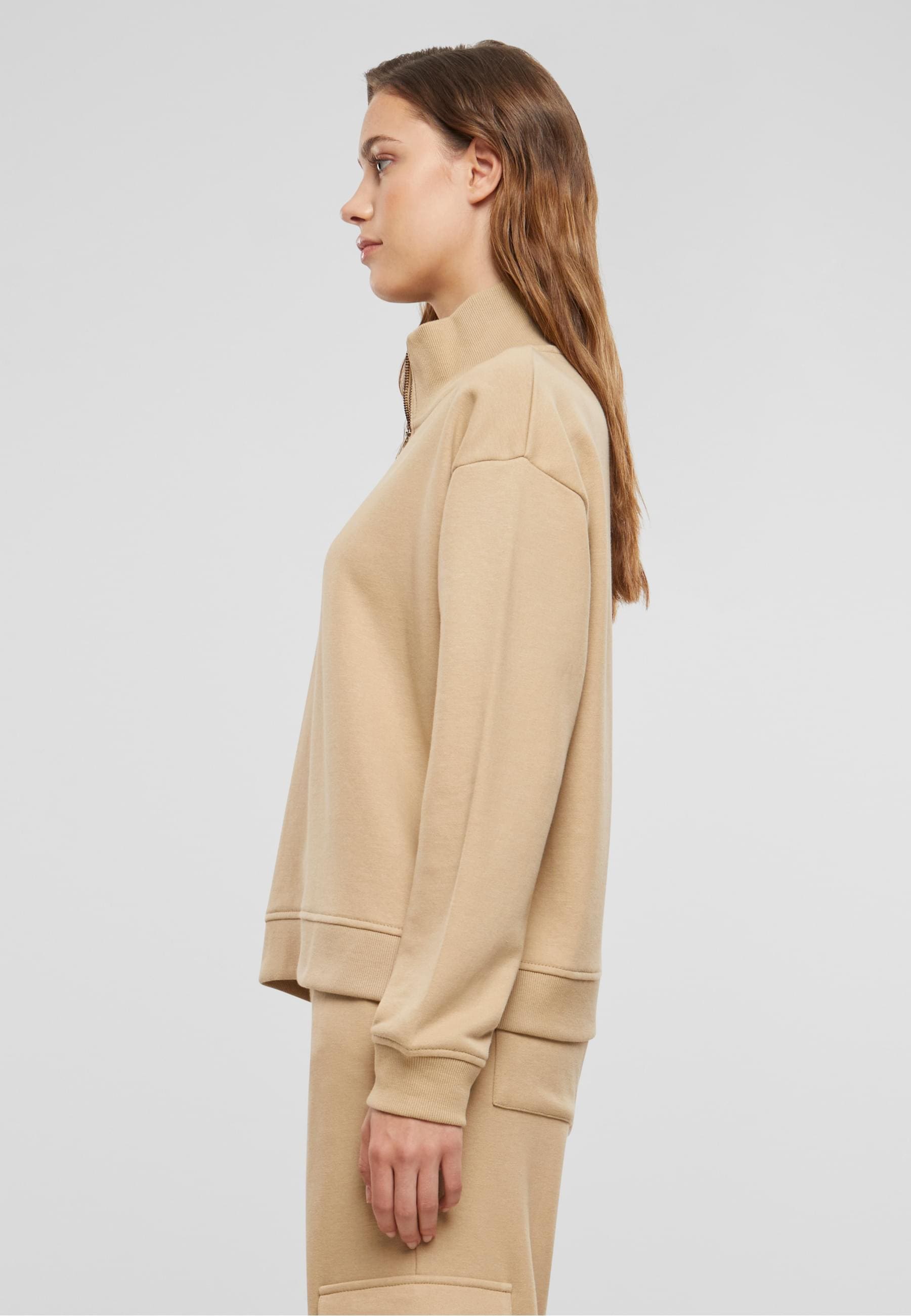 URBAN CLASSICS Windbreaker »Urban Classics Ladies Light Terry Troyer«, (1 St.), ohne Kapuze