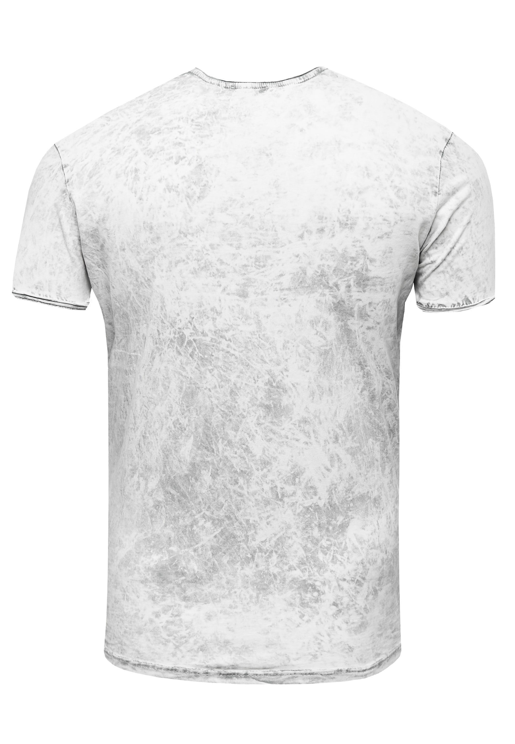 Rusty Neal T-Shirt, in melierter Optik