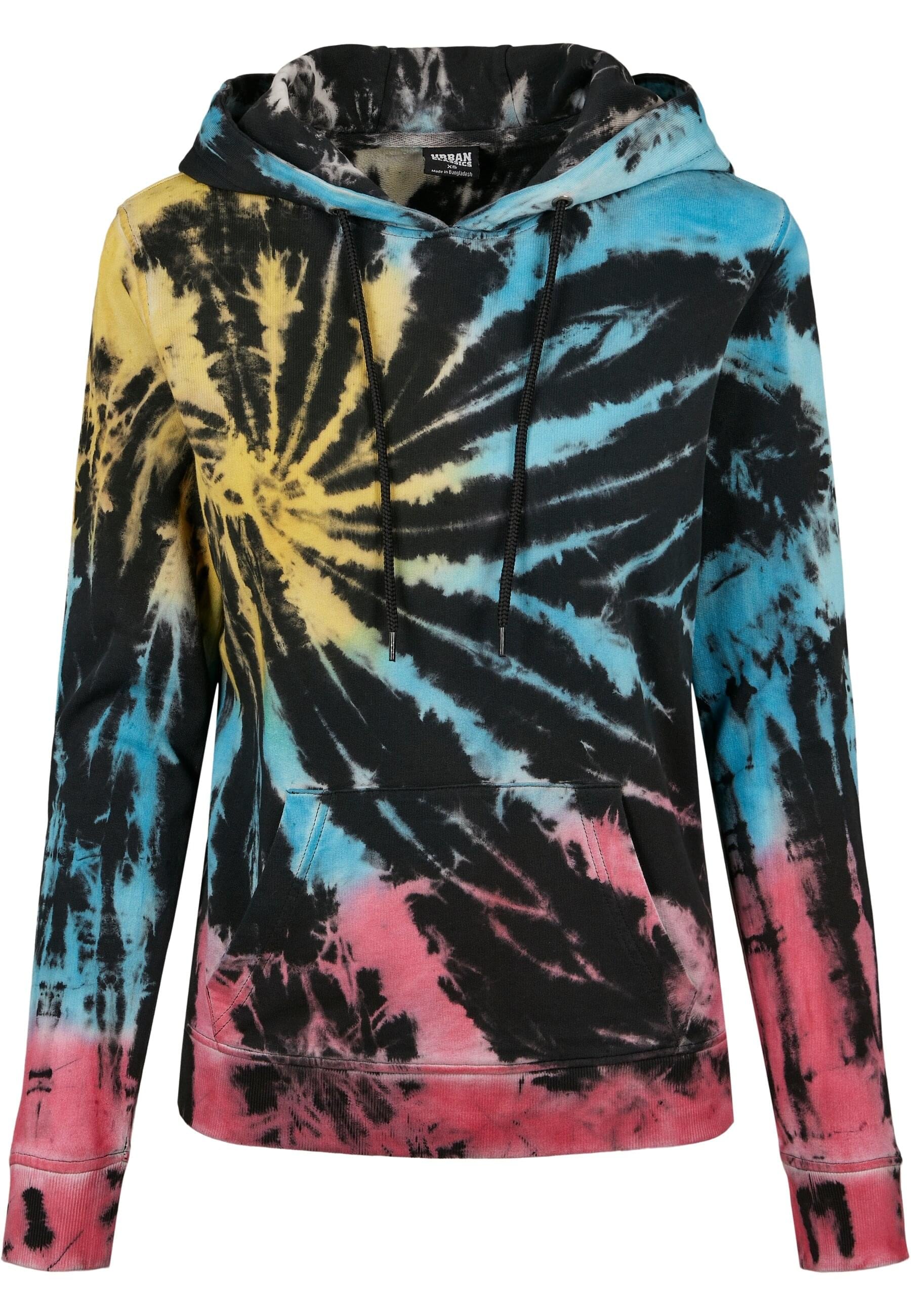 Kapuzenpullover »Urban Classics Damen Ladies Tie Dye Hoody«