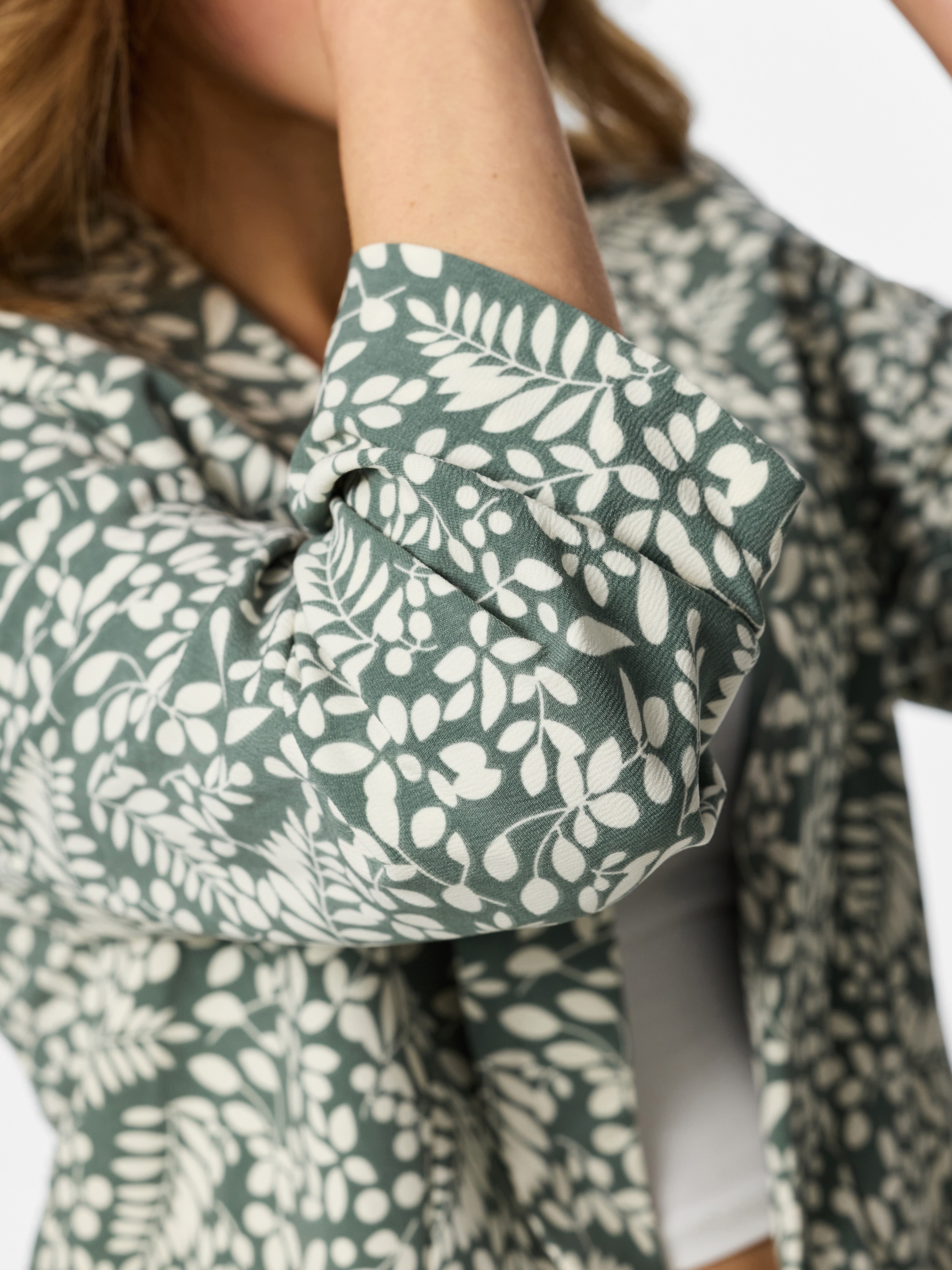 pieces Blusenblazer "PCBOSELLA 3/4 PRINTED BLAZER NOOS" mit 3/4 Ärmel günstig online kaufen