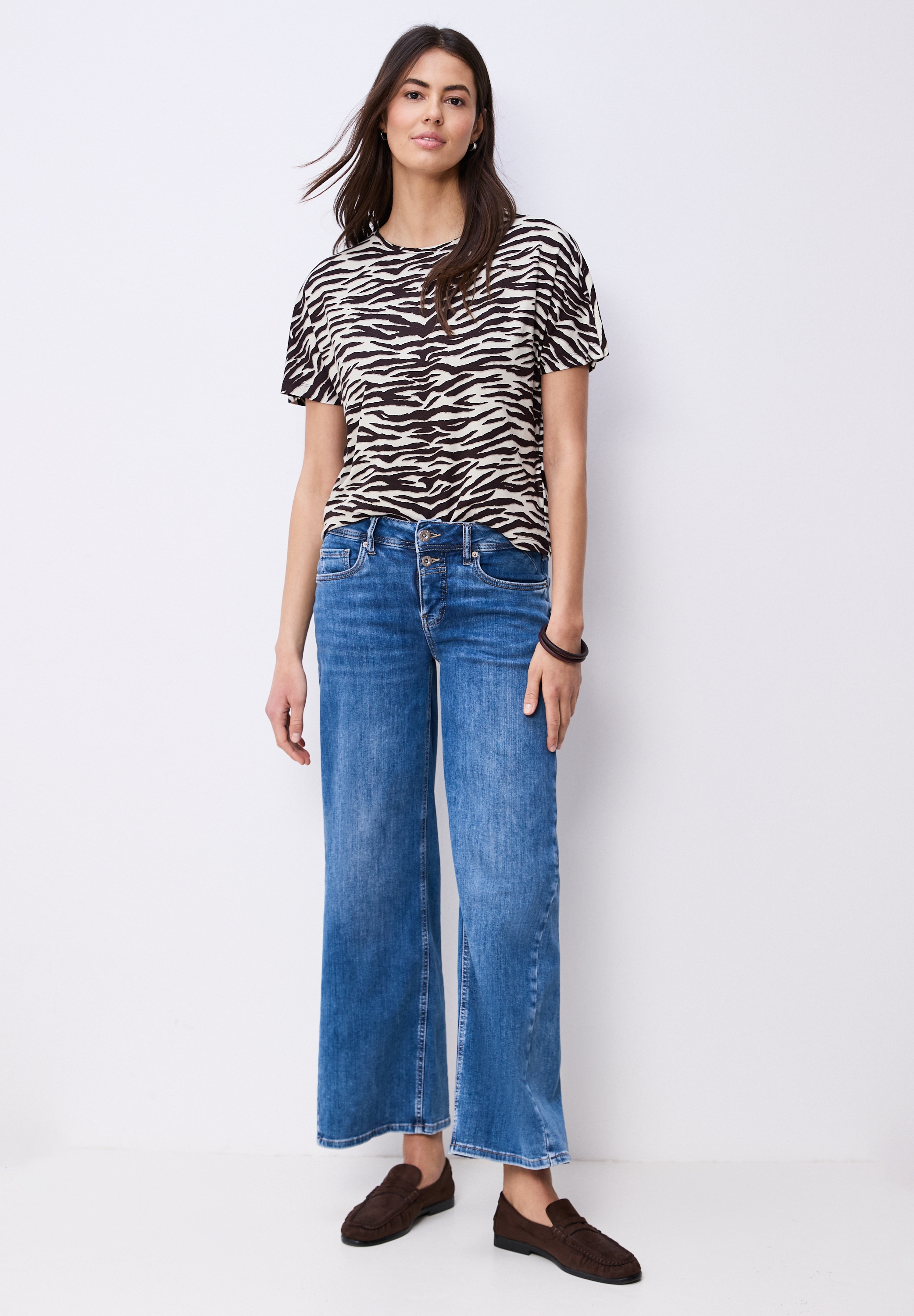 STREET ONE T-Shirt Rundhalsausschnitt