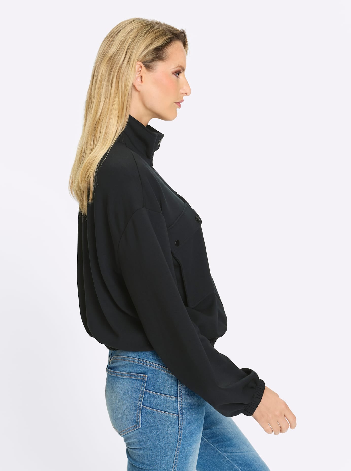 heine Shirtjacke »Jersey-Jacke«, (1 tlg.)