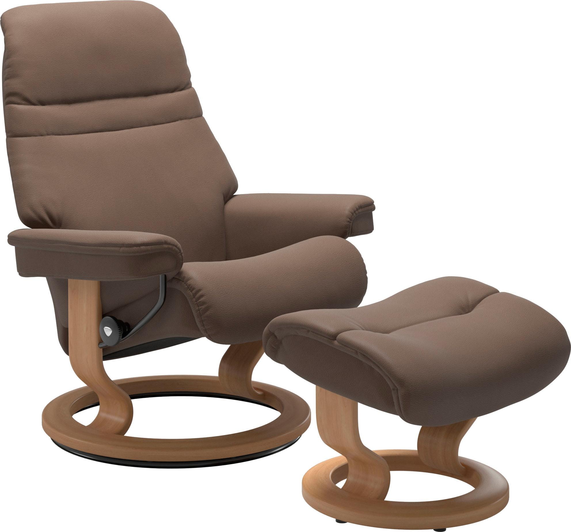 Stressless Relaxsessel "Sunrise" Relaxsessel mit Hocker, mit Classic Base, günstig online kaufen