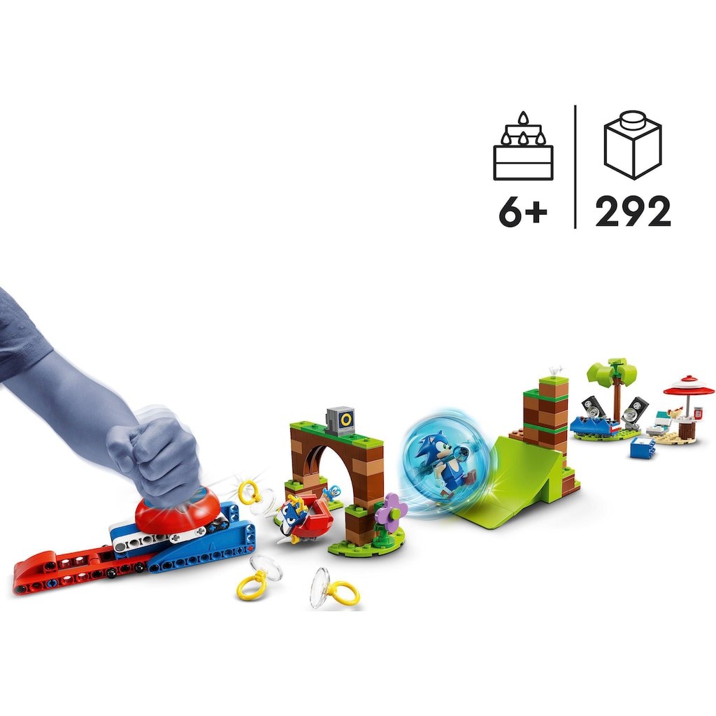 LEGO® Konstruktionsspielsteine »Sonics Kugel-Challenge (76990), LEGO® Sonic«, (292 St.)