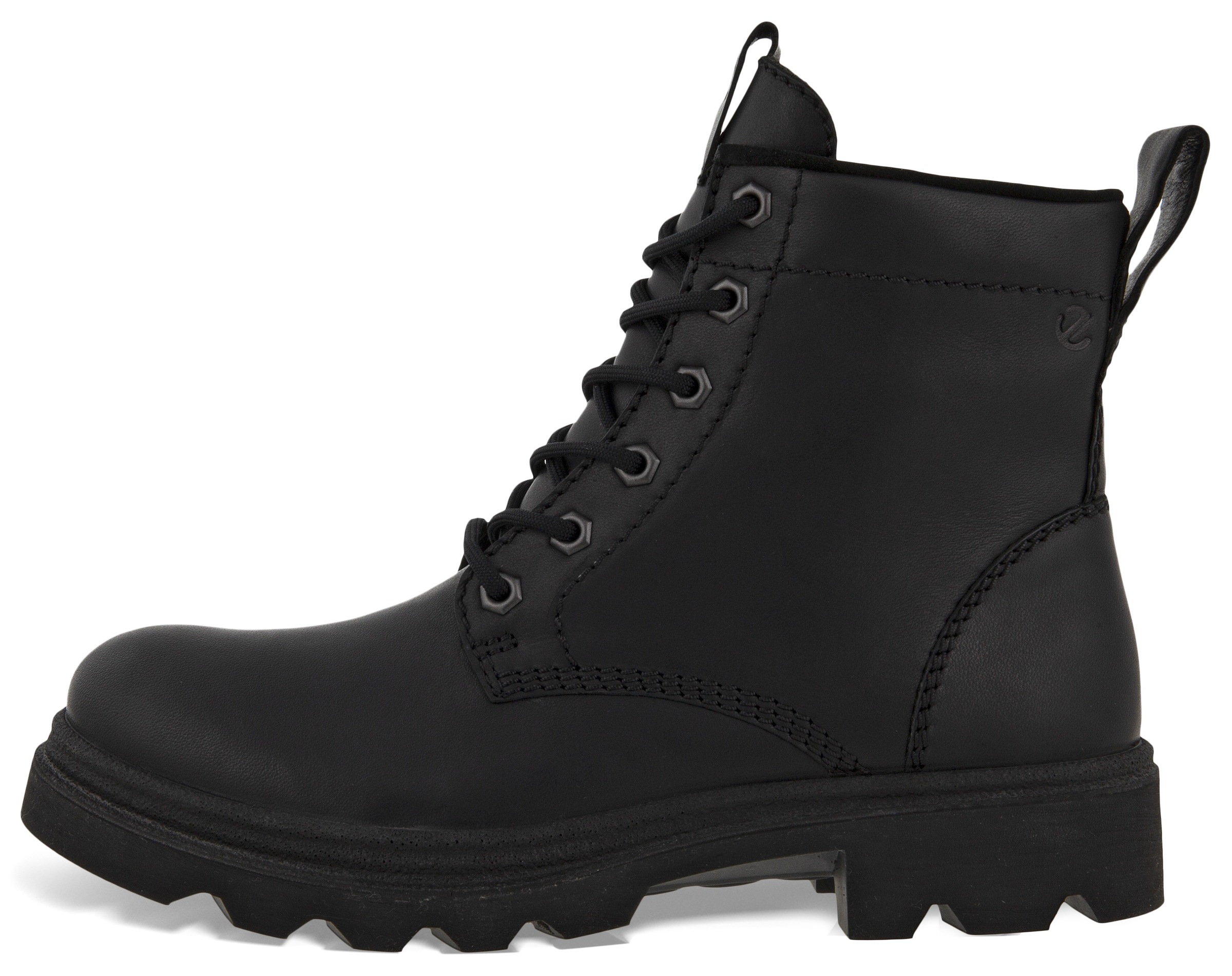 Ecco Schnürboots »GRAINER W«, Stiefelette, Winterboots, Blockabsatz, mit Schurwollfutter