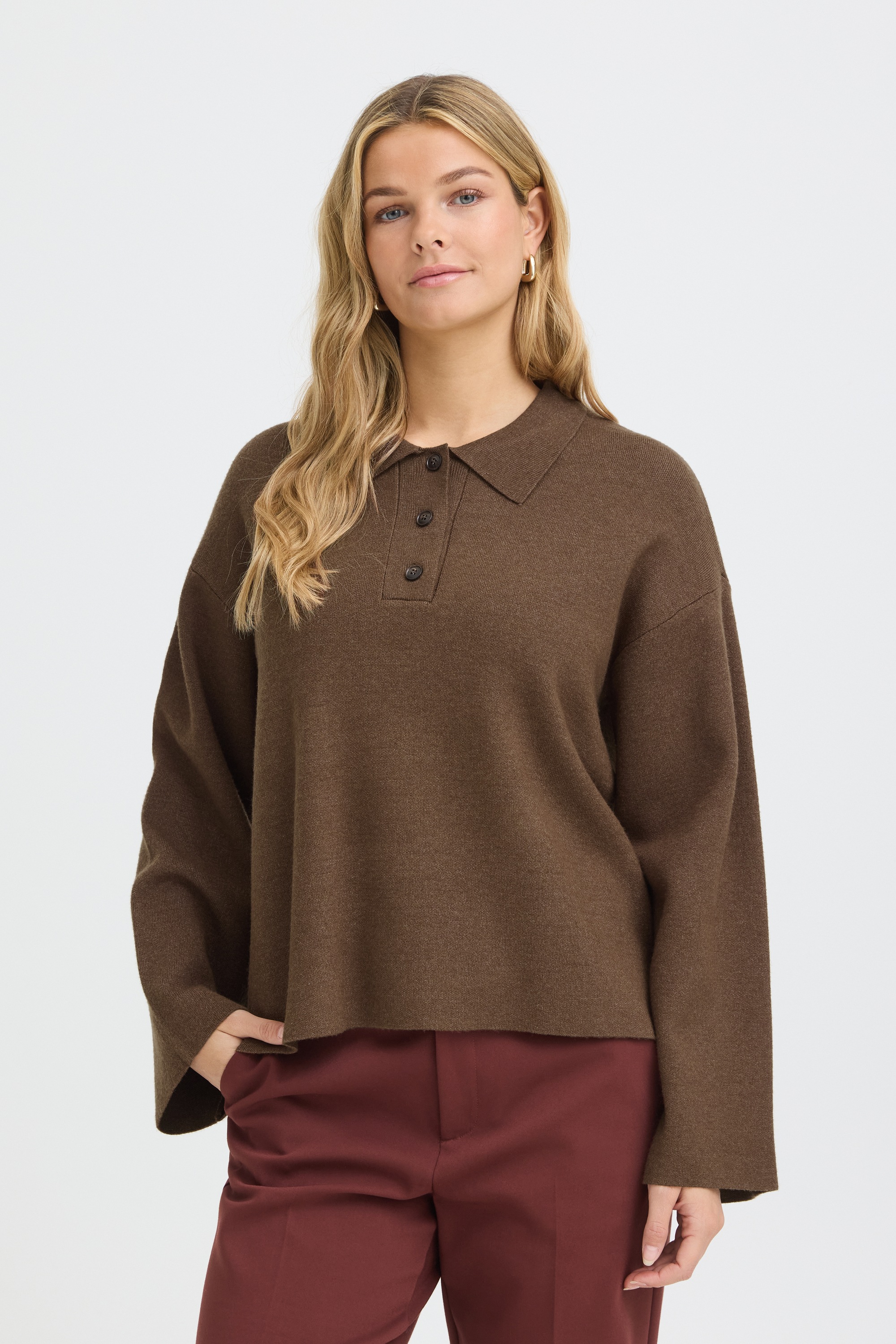 fransa Strickpullover »Damen Langarm FRVIOLETA«