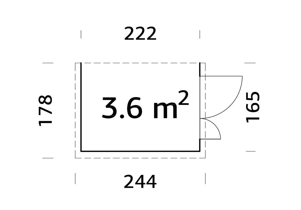 Palmako Gerätehaus »Mia«
