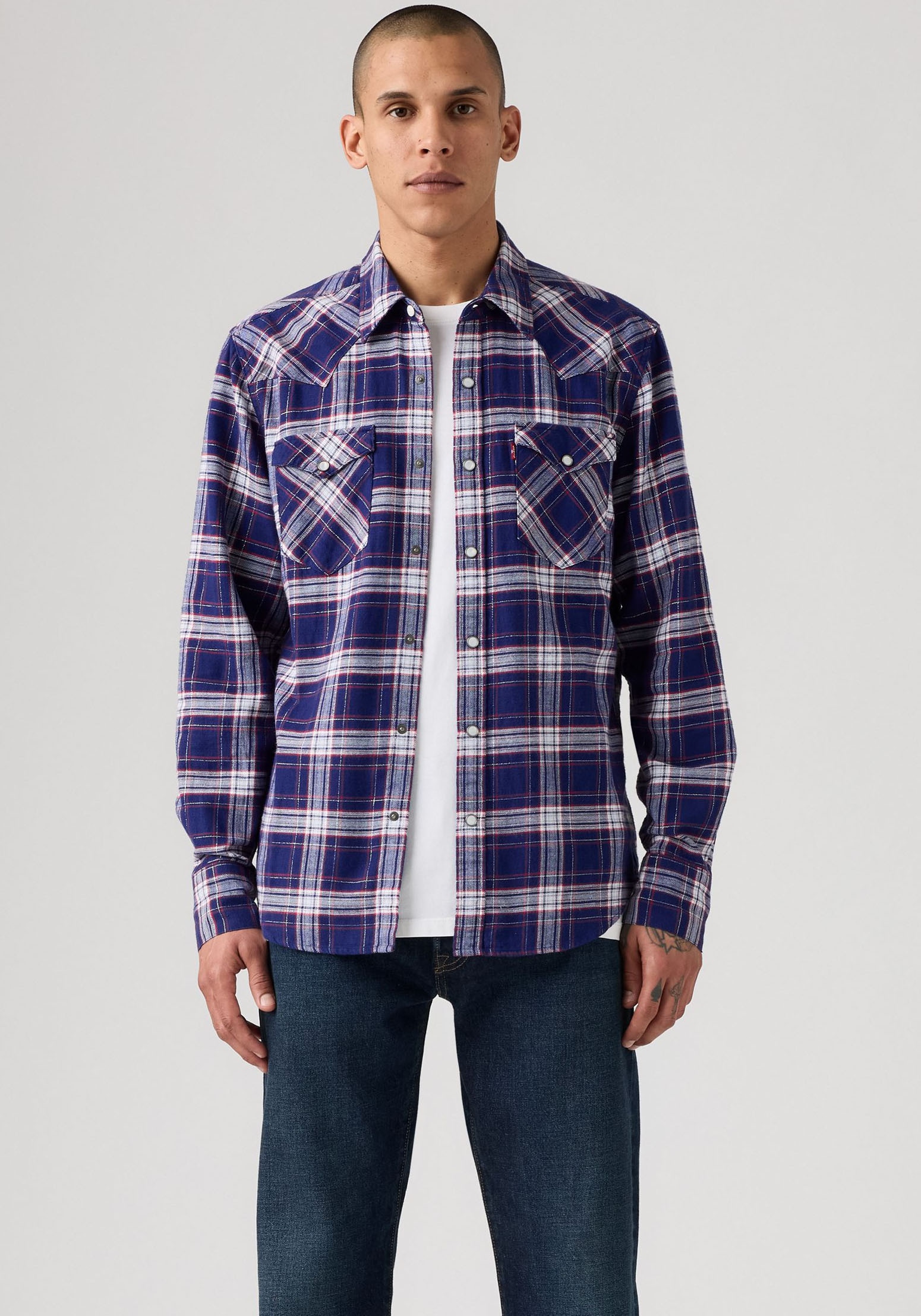 Levis Flanellhemd "BARSTOW WESTERN STANDARD" in verschiedenen Karo-Dessins günstig online kaufen