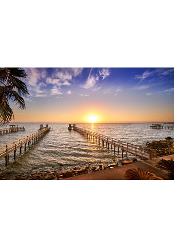 Papermoon Fototapetas »HOLZ-BRÜCKE-TEXAS PIER ST...