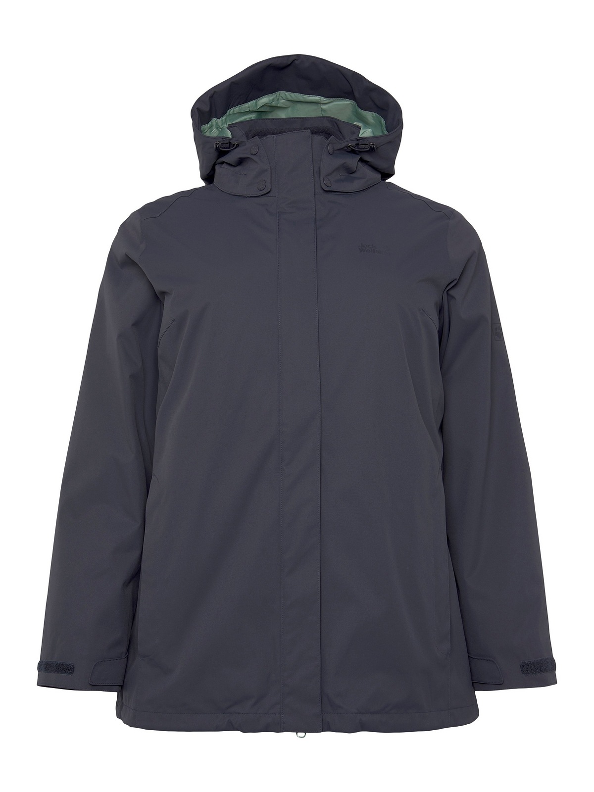 Jack Wolfskin 3-in-1-Funktionsjacke "Große Größen", mit Kapuze, Wind,- und wasserweisend, atmungsaktiv