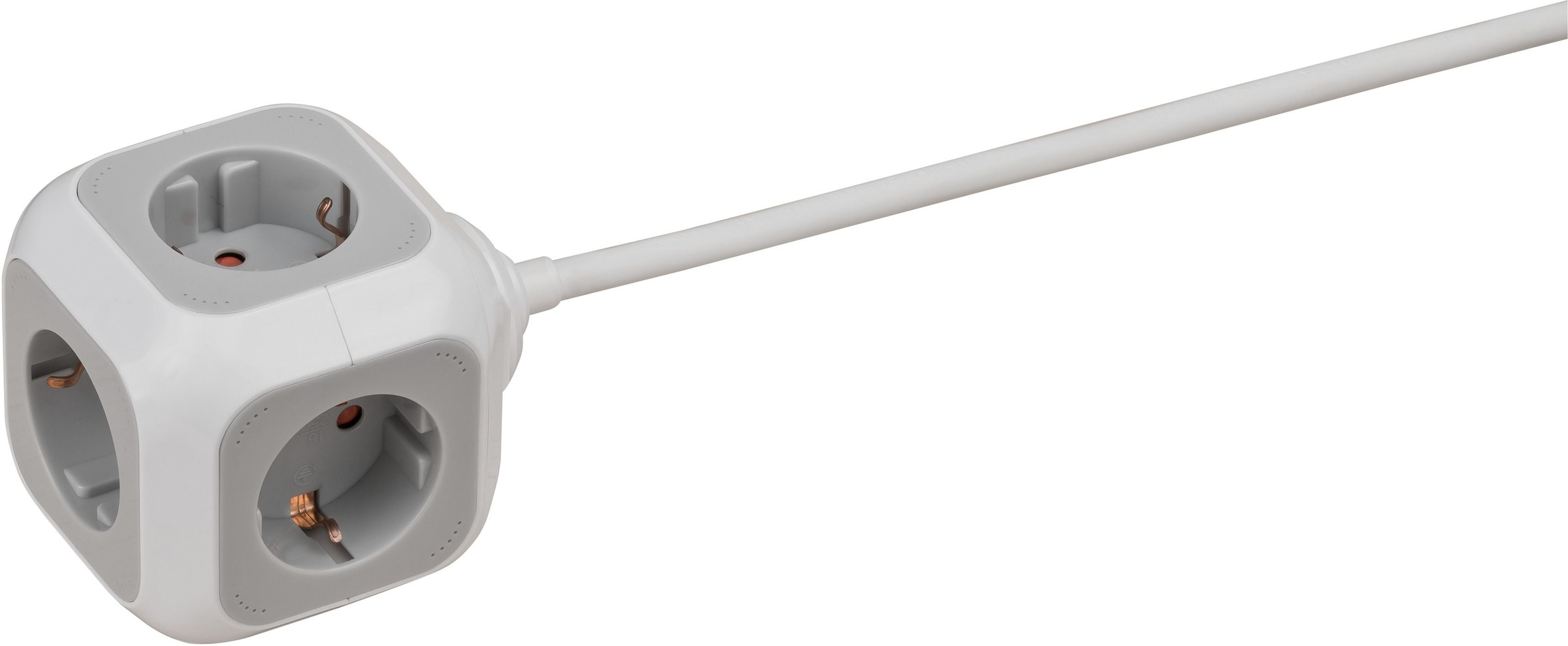 BRENNENSTUHL Mehrfachsteckdose "ALEA-Power", 1,4m, grau, Steckdosenleisten, Steckdosenwürfel