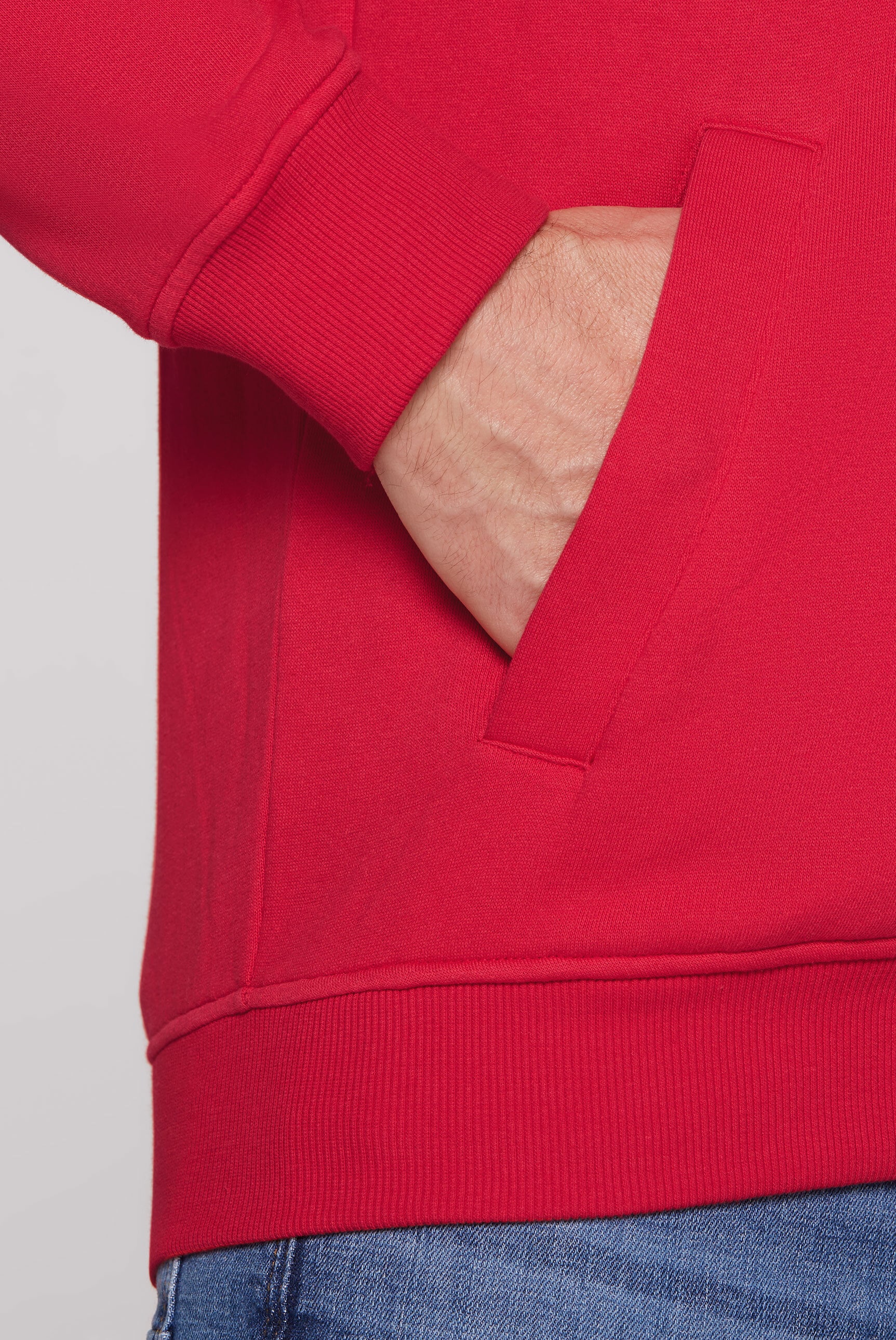 CAMP DAVID Sweatjacke, mit Stehkragen