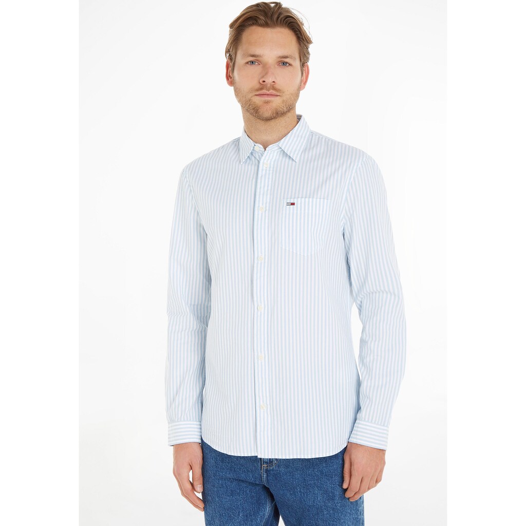 Tommy Jeans Streifenhemd »TJM ESSENTIAL STRIPE SHIRT«