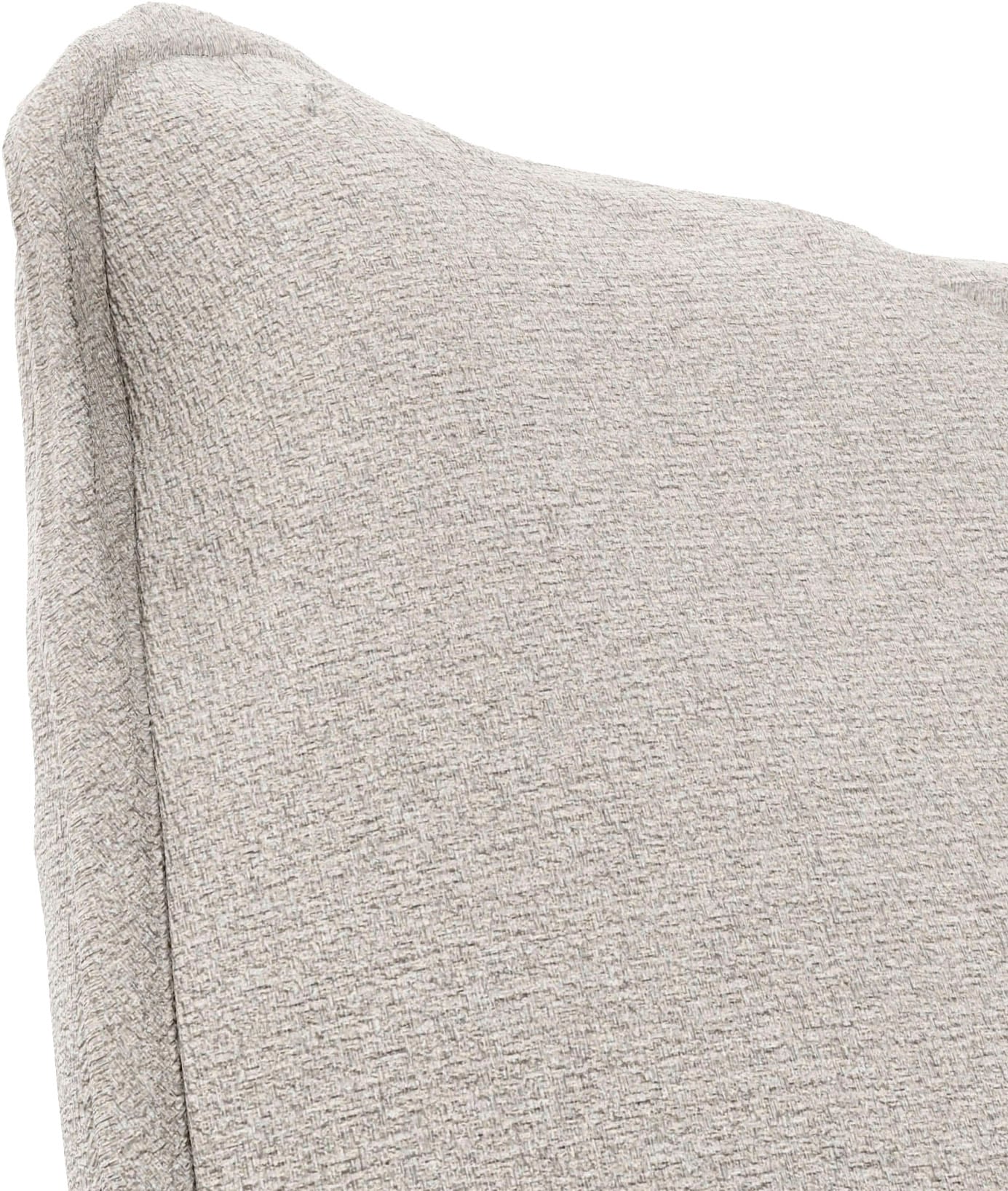 TRENDMANUFAKTUR Ecksofa »Fordon, Schlafsofa mit Bettkasten, Couch in L-Form, Breite 250 cm«, in Struktur LUMOS, 3D-Effekt, sandgrau, Recamiere rechts