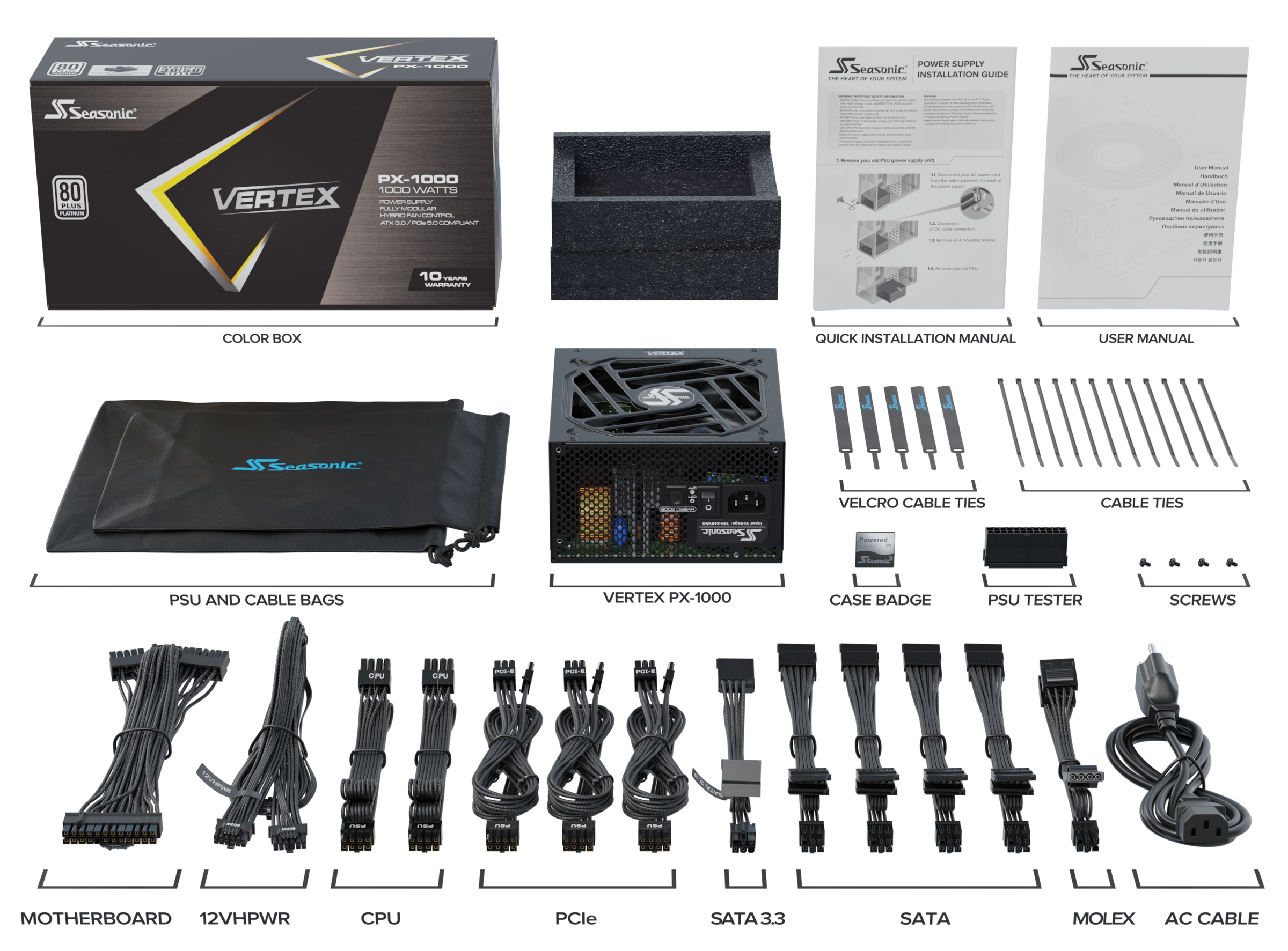 Seasonic PC-Netzteil »VERTEX-PX-1000«