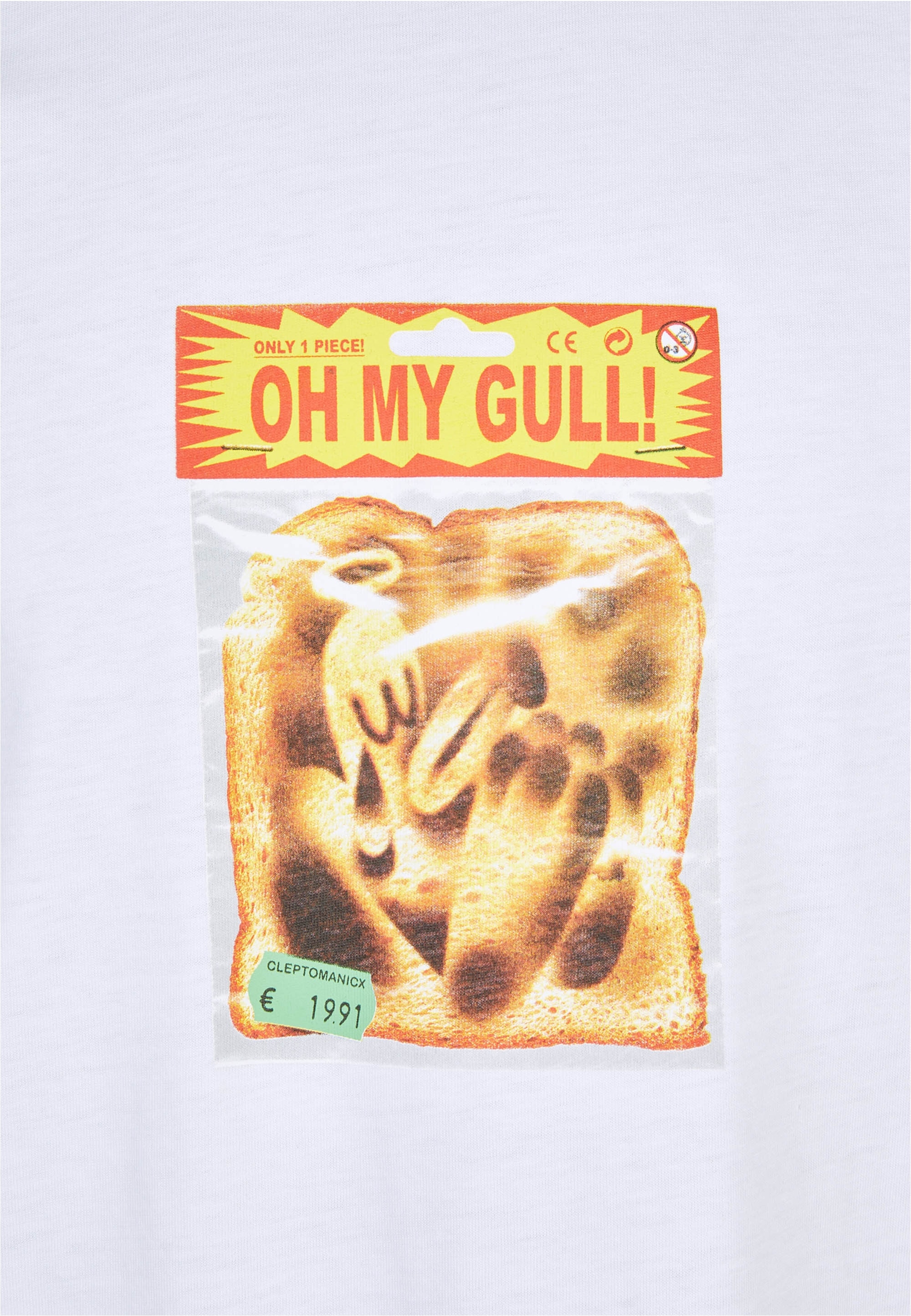 Cleptomanicx T-Shirt »Oh my Gull..« mit großflächigem Frontprint