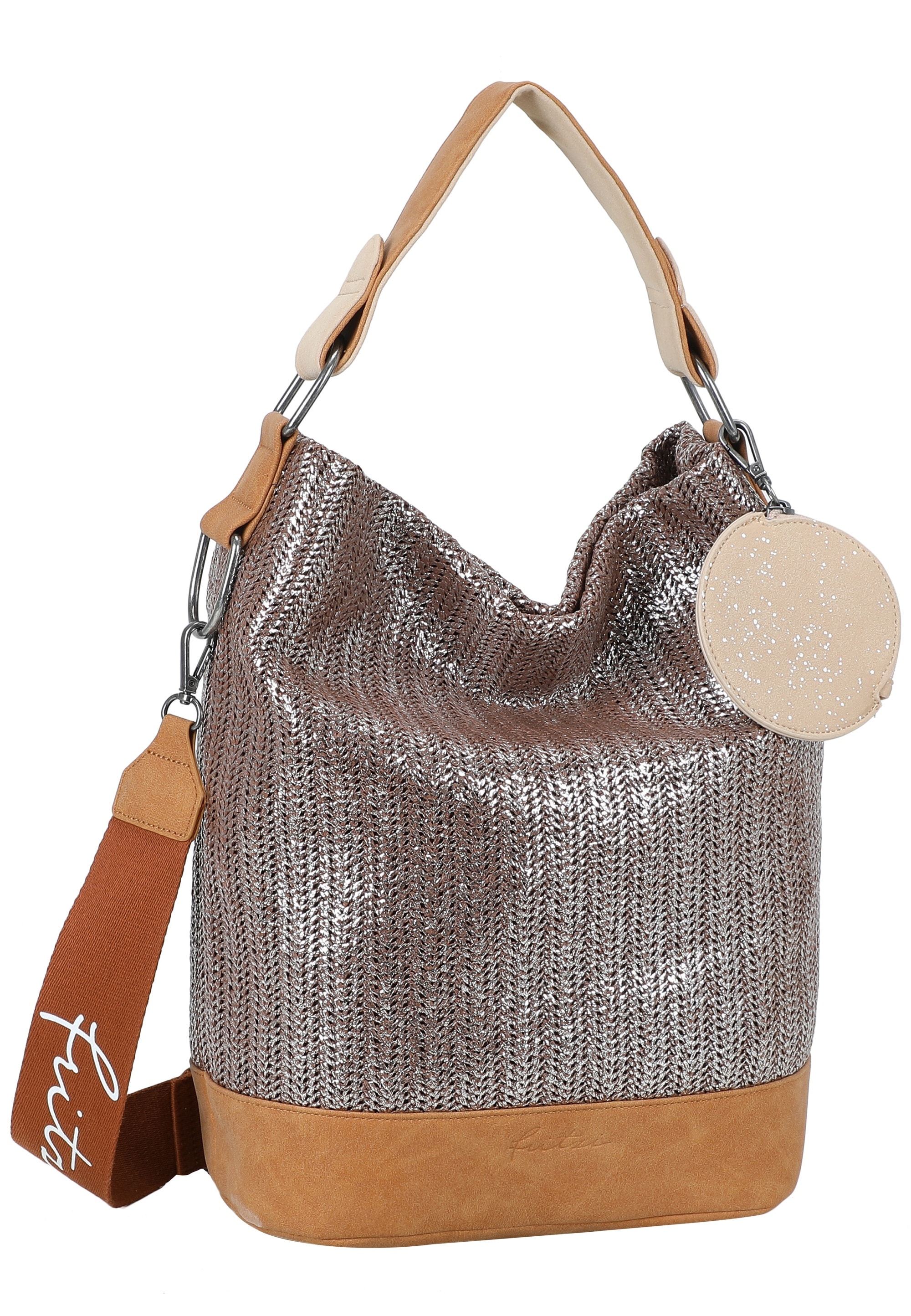 Fritzi aus Preußen Henkeltasche »Olga Limited Painted Straw« mit abnehmbarem Etui mit Reißverschluss