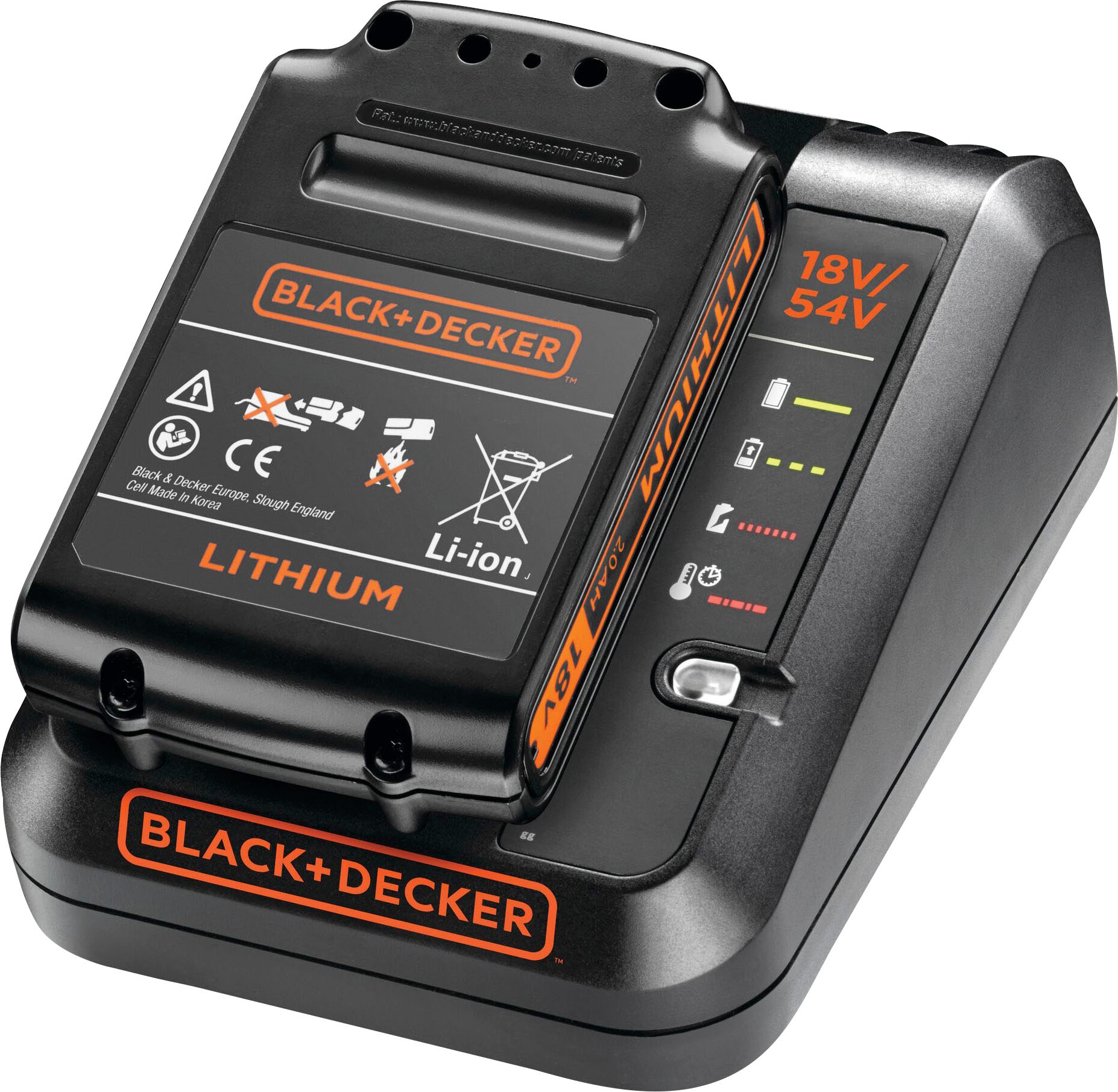 Black + Decker Akku-Set »Starterkit BDC2A20«, 2000 mAh, 18,0 V, inkl. Schnellladegerät kaufen
