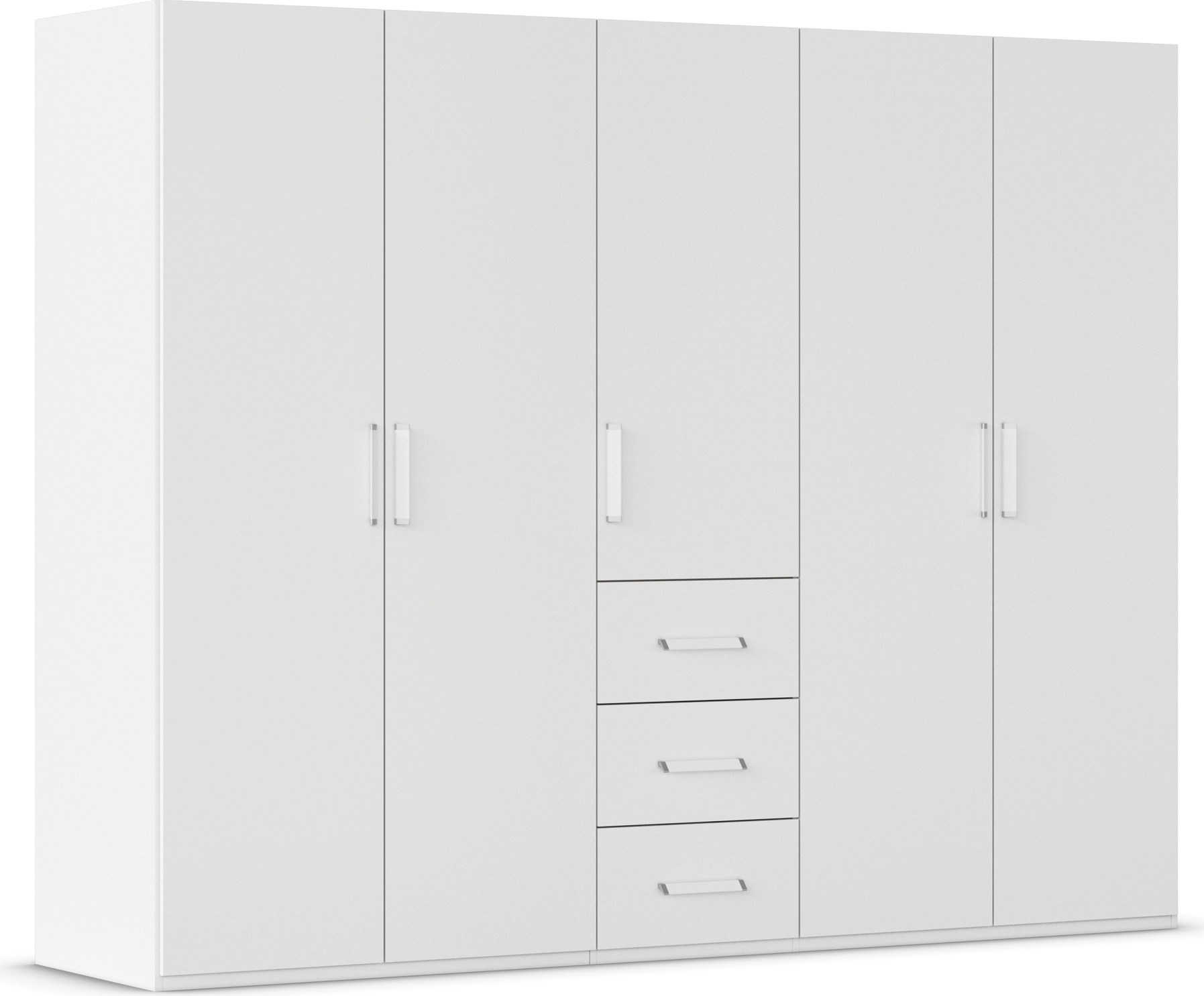 rauch Drehtürenschrank "Kleiderschrank Schrank Garderobe Schlafzimmerschrank EVELYN" in 2 Höhen 197 oder 210 cm erhältlich, inkl. SOFT-CLOSE-FUNKTION, in elegantem Stil mit Schubladen 3 Breiten und 2 Höhen MADE IN GERMANY