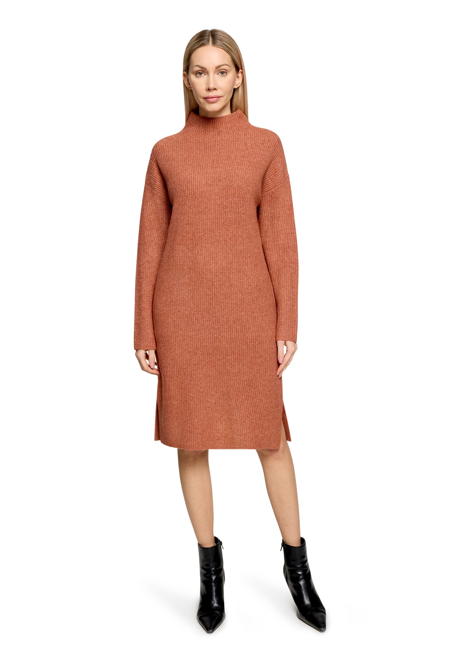 Cartoon Knitted Dress Terracotta 36 4
