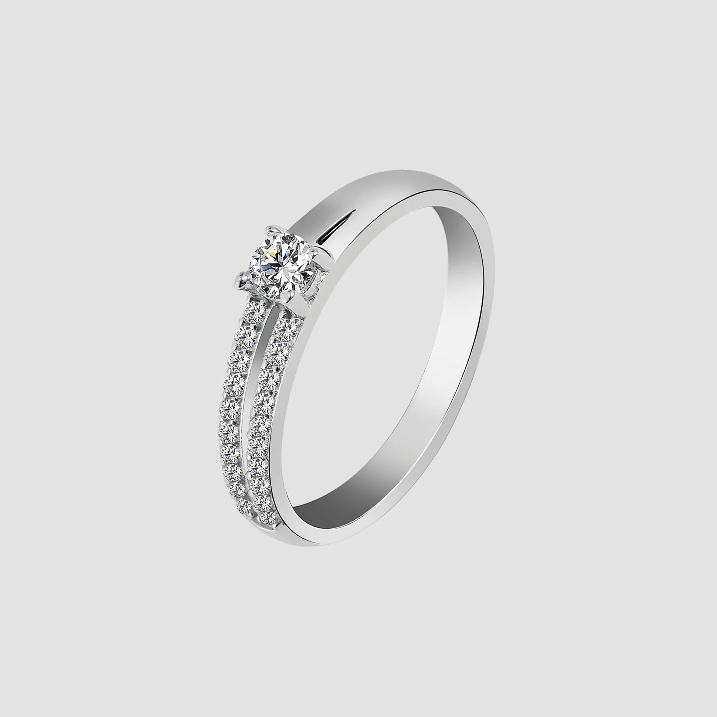 Fingerring ADELIA´S "Damen Ring aus 925 Silber mit Zirkonia" Gr. 58, silber, Fingerringe, Damen, 58, Silber 925 (Sterlingsilber), Fingerring