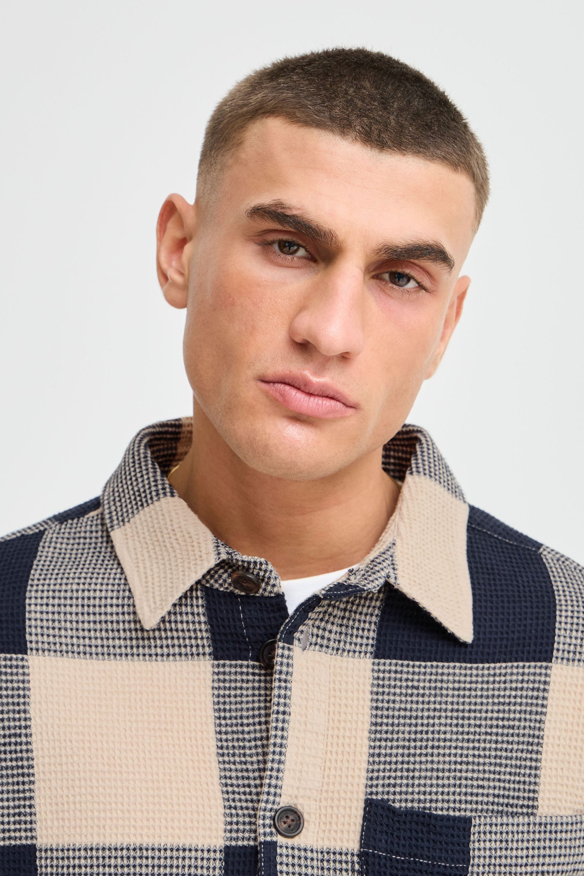 !Solid Langarmhemd »Langarmhemd SDOLIVER WAFFLE CHECK«