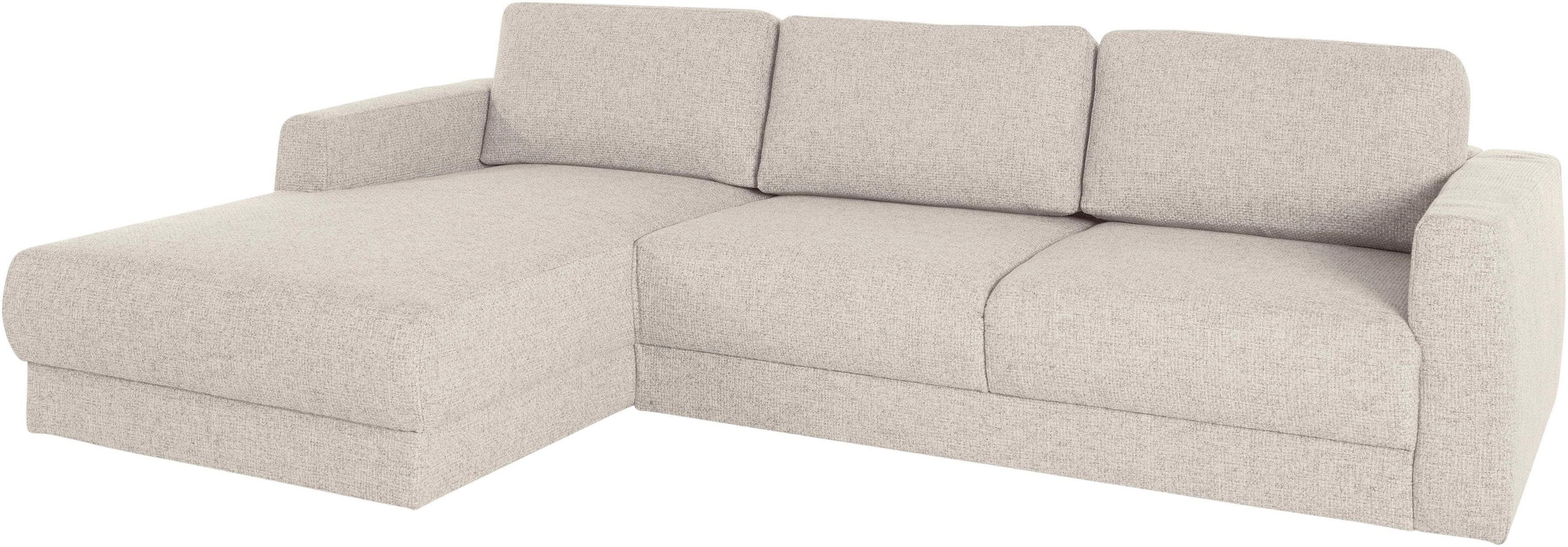 andas Ecksofa "Hobro L-Form", in 3 Bezugsqualitäten in vielen Farben, Desig günstig online kaufen