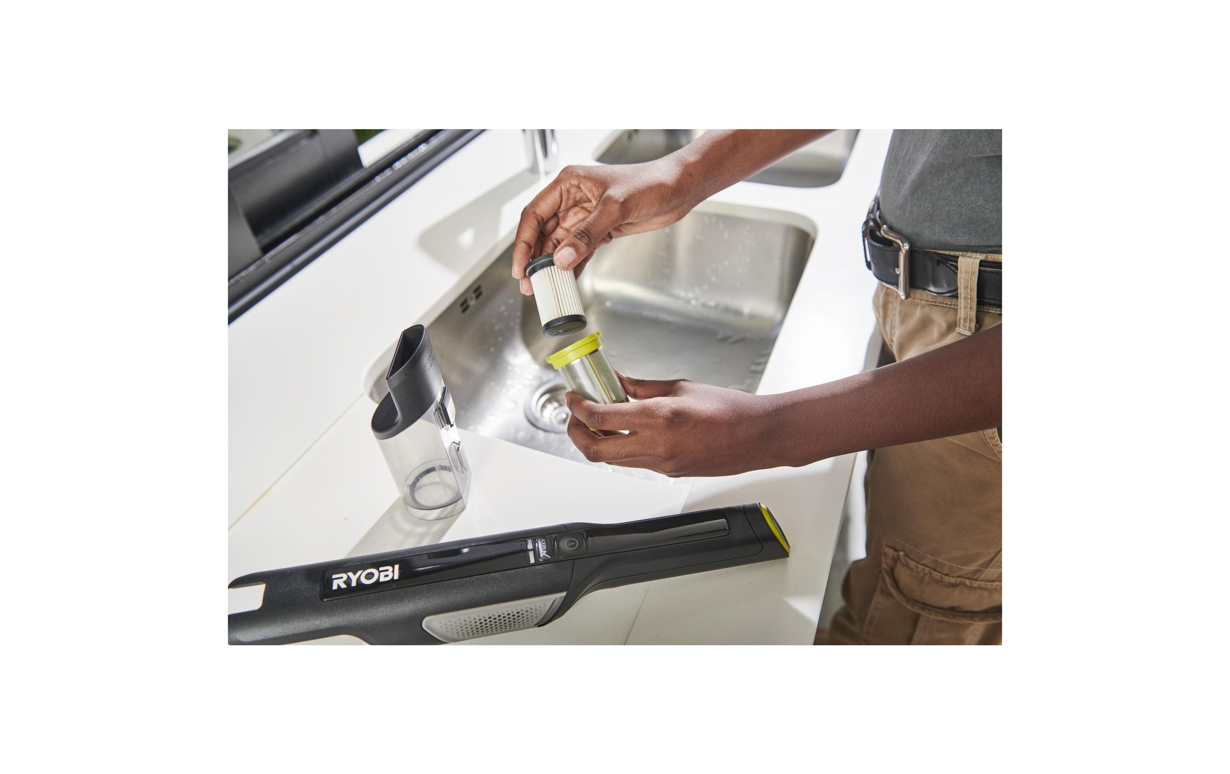 RYOBI Akku-Handstaubsauger »RYOBI RHV44-220G«