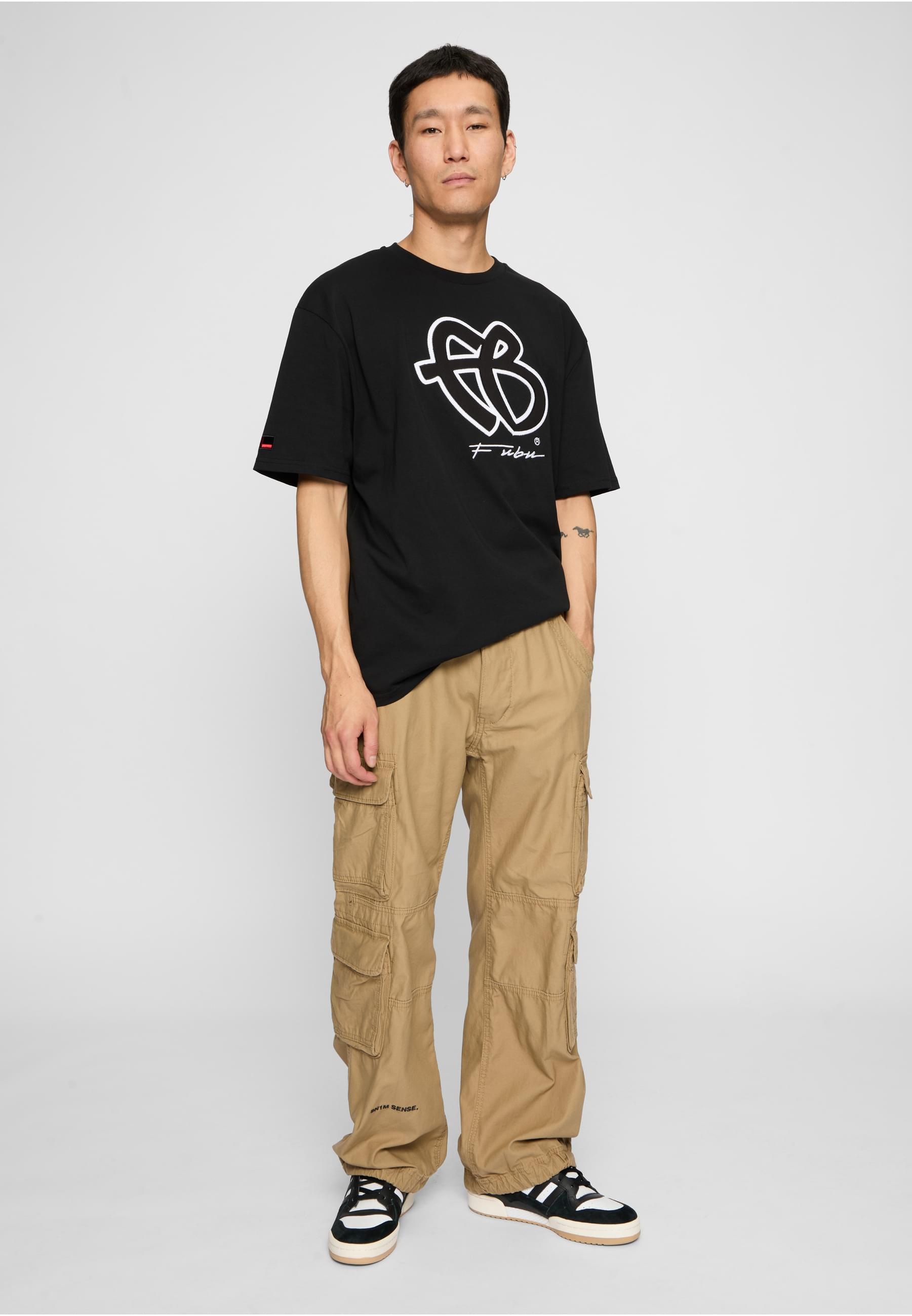 Fubu T-Shirt »Fubu FBMQ41903BLK1 Fubu Classic T-Shirt« 1 Stk. tlg.