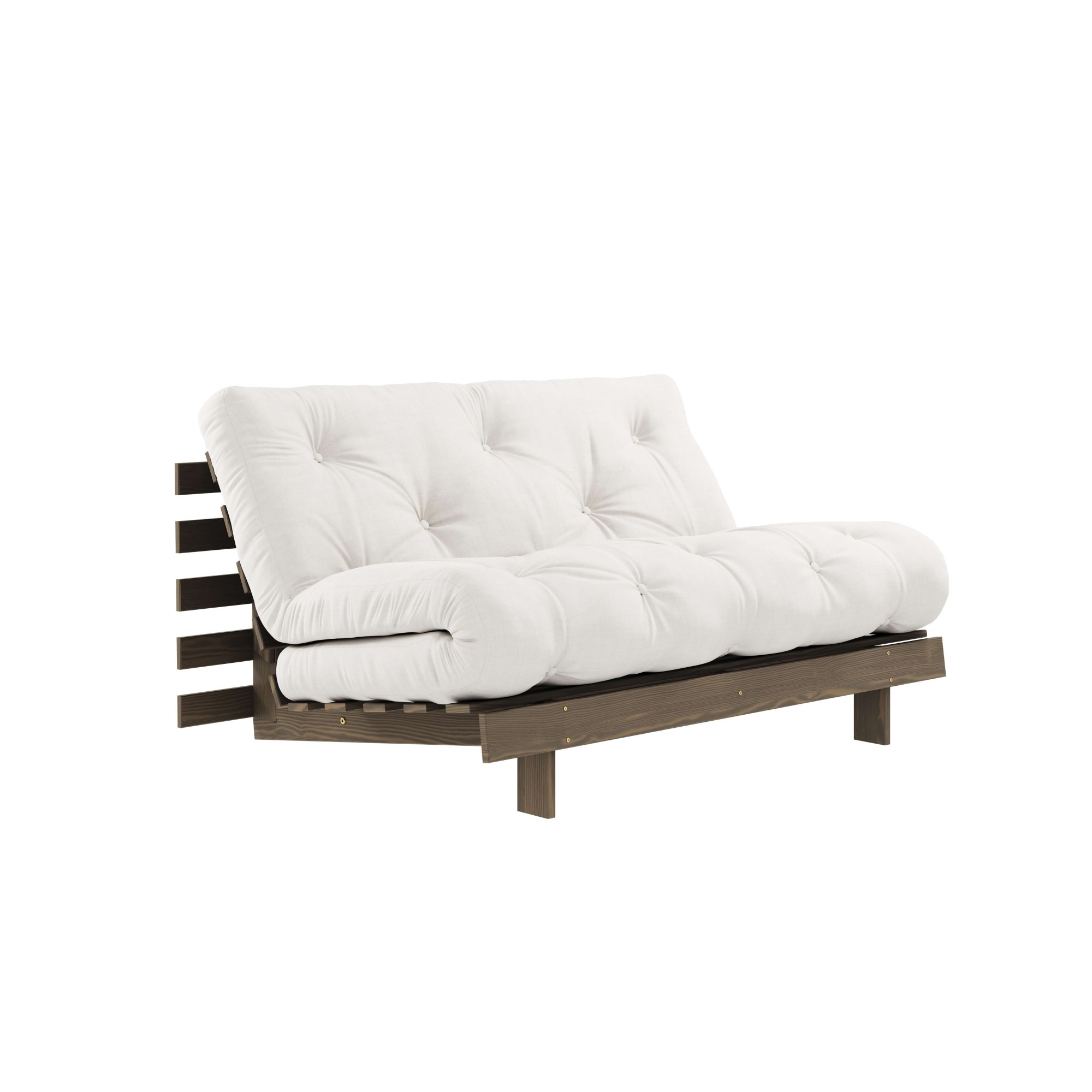 Thumbnail - Karup Design Daybett "Daybett Roots Schlafsofa – Gästebett & Sofa aus FSC-Kiefer" Inkl. Futonmatratze, in mehreren Größe...