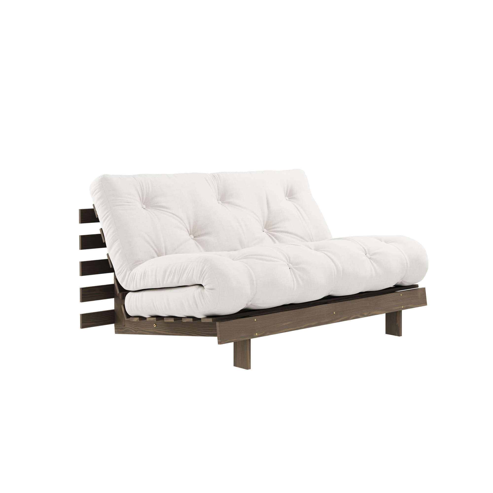 Karup Design Daybett "Roots Sofa Bed, Schlafsofa, Bettfunktion, FSC-Massivholz" Inkl. Futonmatratze, Made in Europe, langlebig, B: 140 oder 160 cm