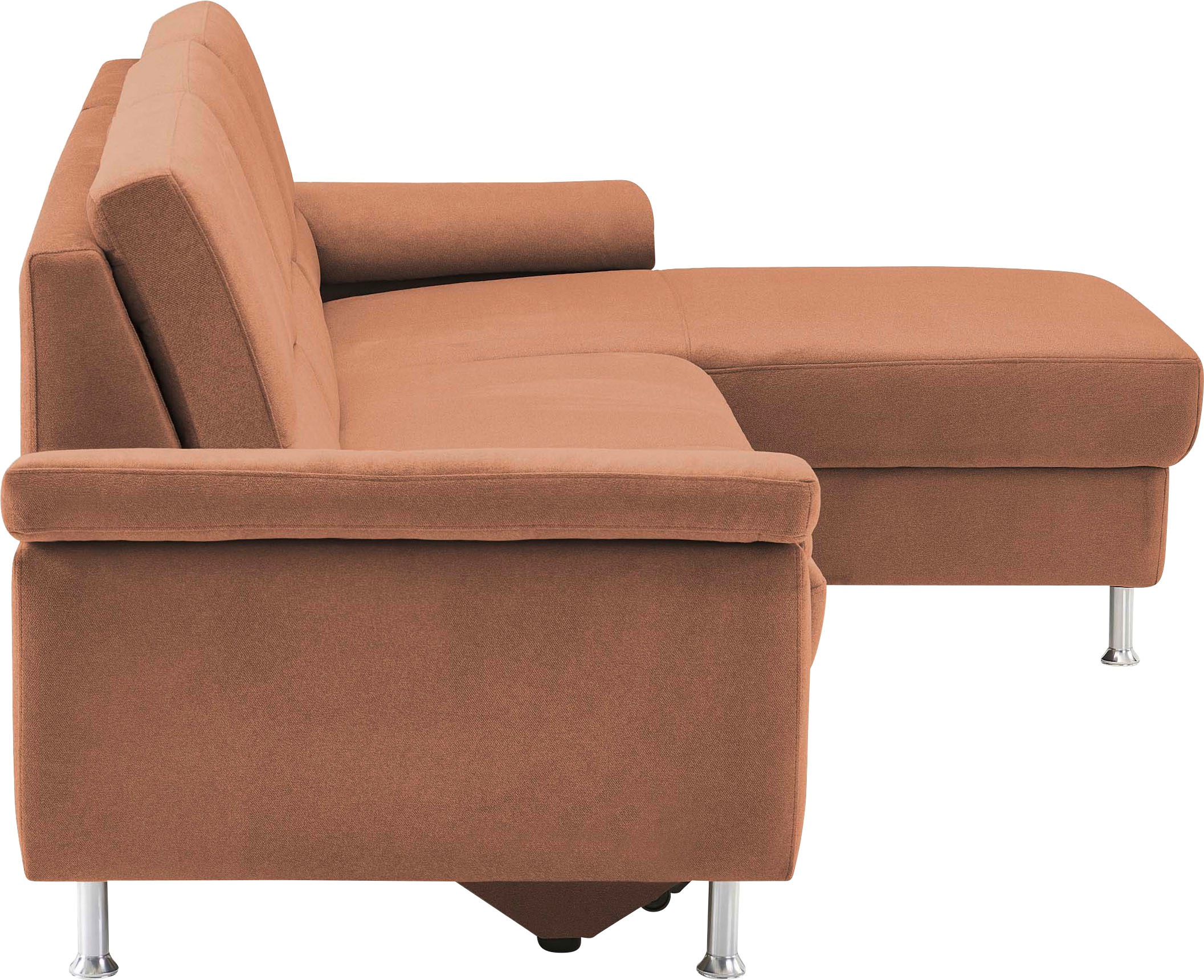 CALIZZA INTERIORS Ecksofa »Onyx L-Form«, Recamiere links oder rechts, wahlweise mit Bettfunktion, Breite 270 cm