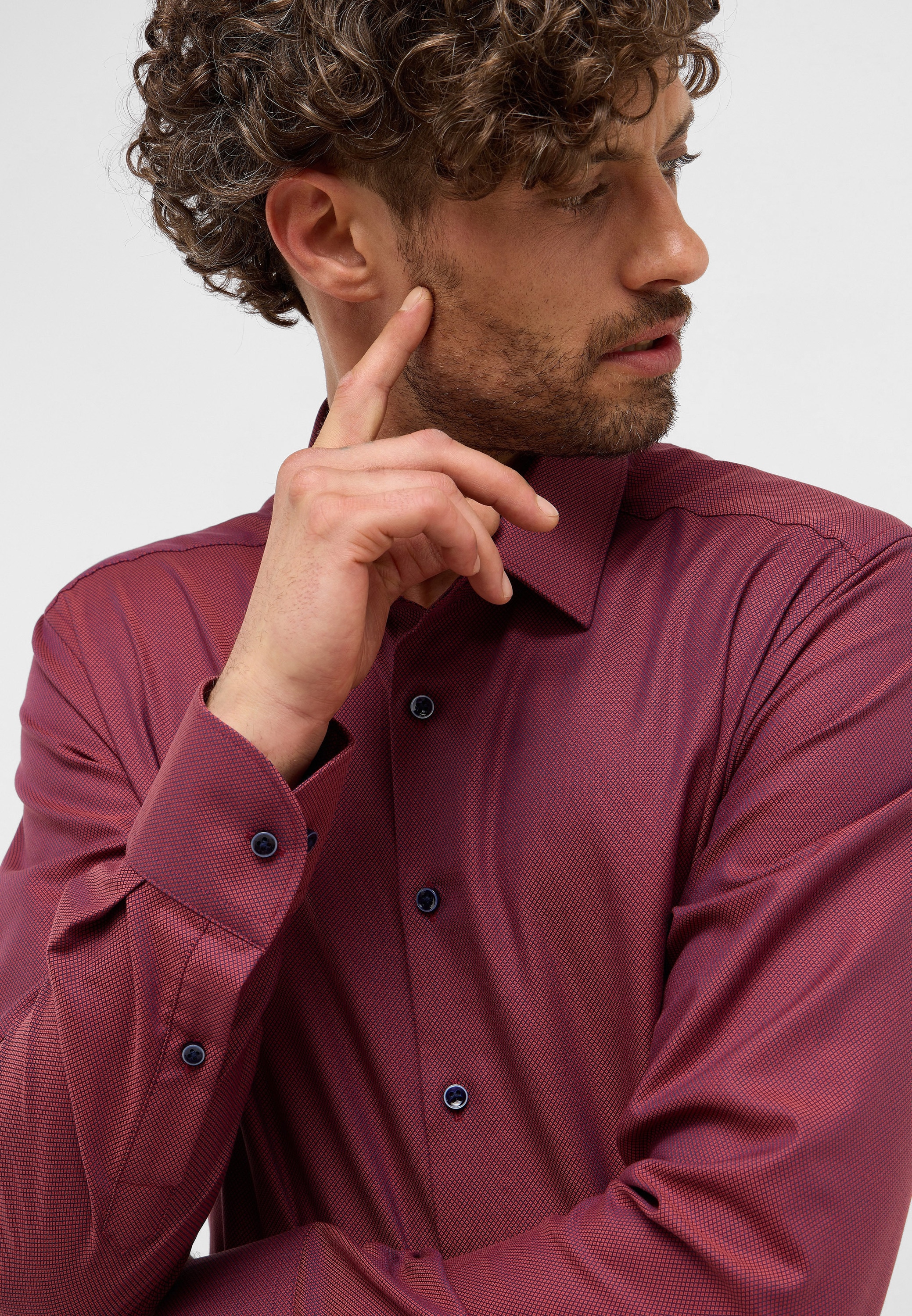 Eterna Langarmhemd »SLIM FIT«, NON IRON (bügelfrei)