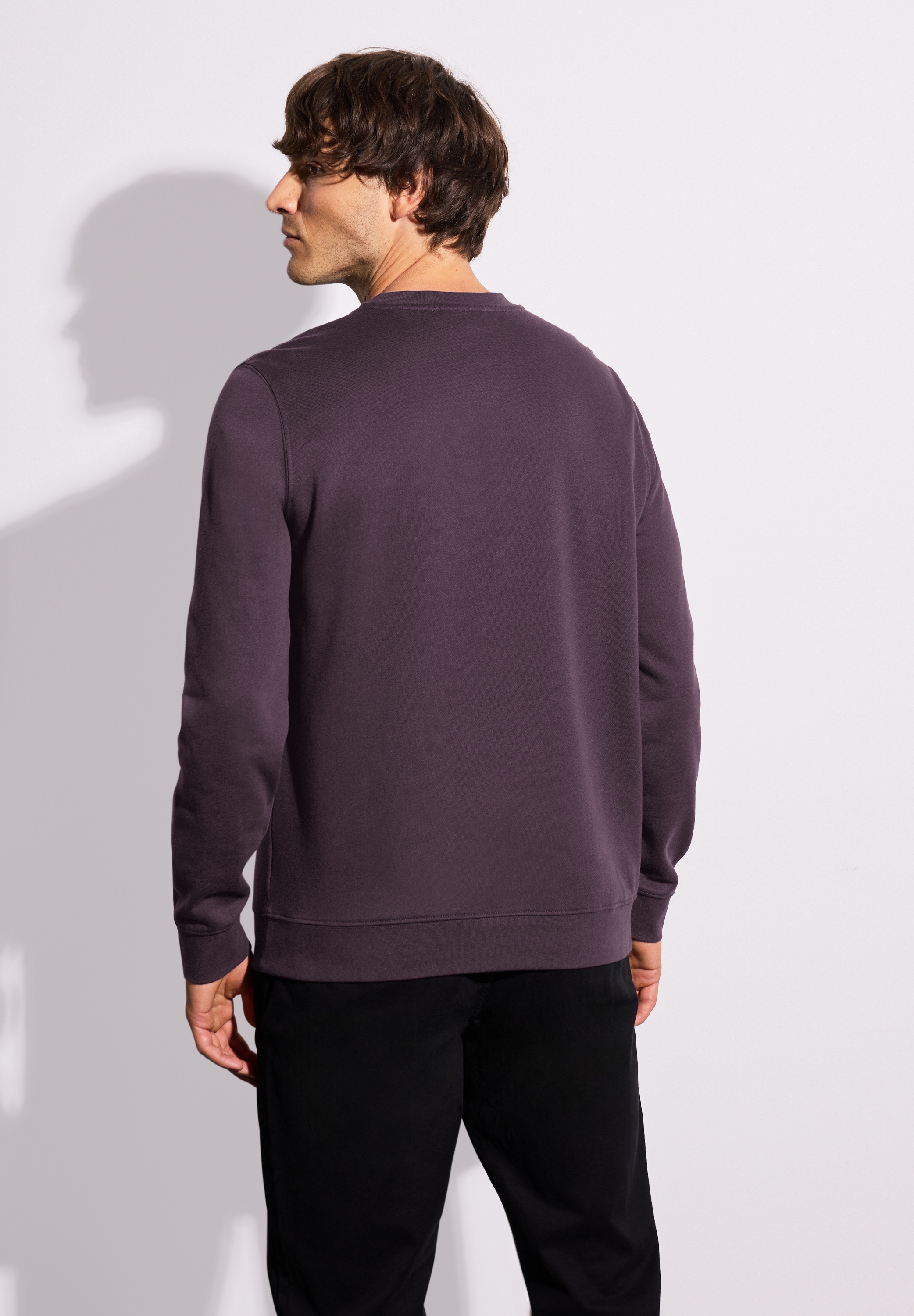 STREET ONE MEN Sweatshirt, im soften Baumwoll-Mix