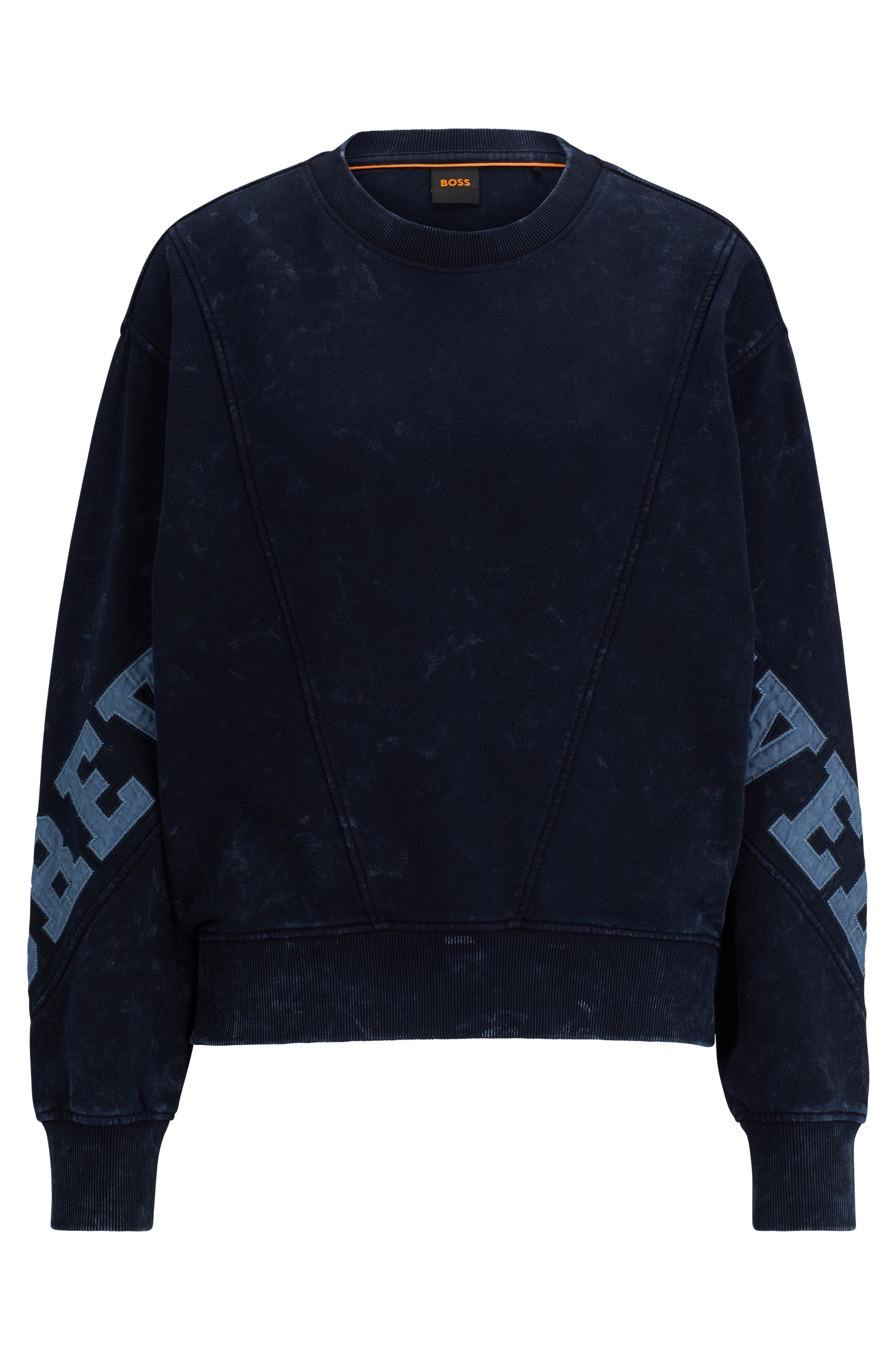 BOSS ORANGE Sweatshirt »C_Eprep«, mit Schriftverzierung auf den Ärmeln