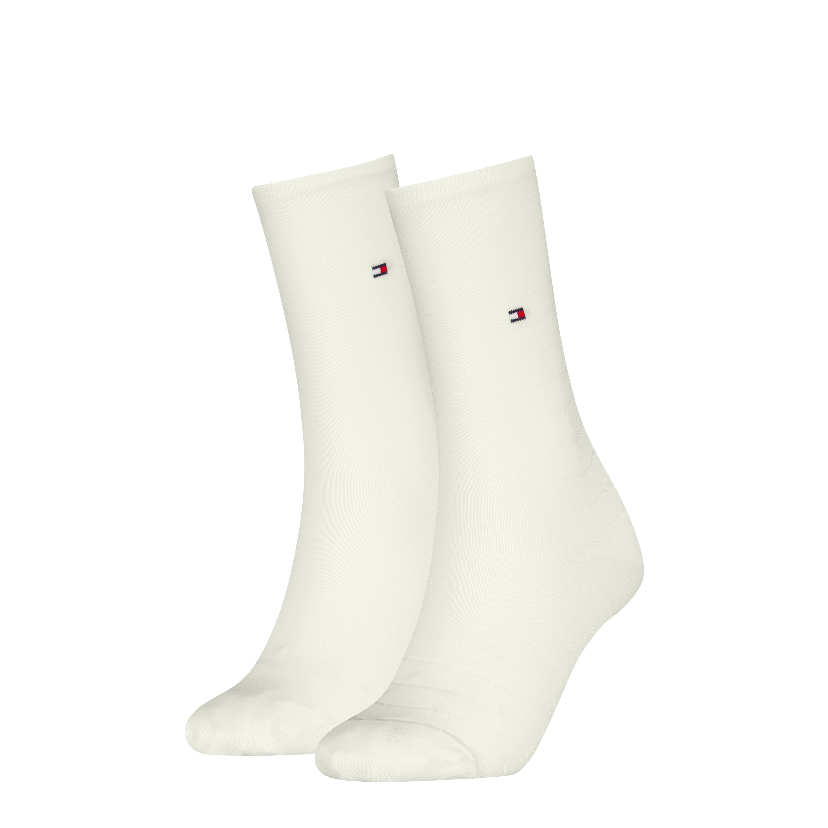Tommy Hilfiger "TH WOMEN SOCK 2P SMALL STRIPE" 2 Paar, 2 Paar tlg. mit schmalem Rippenbündchen, meliert, gestreift