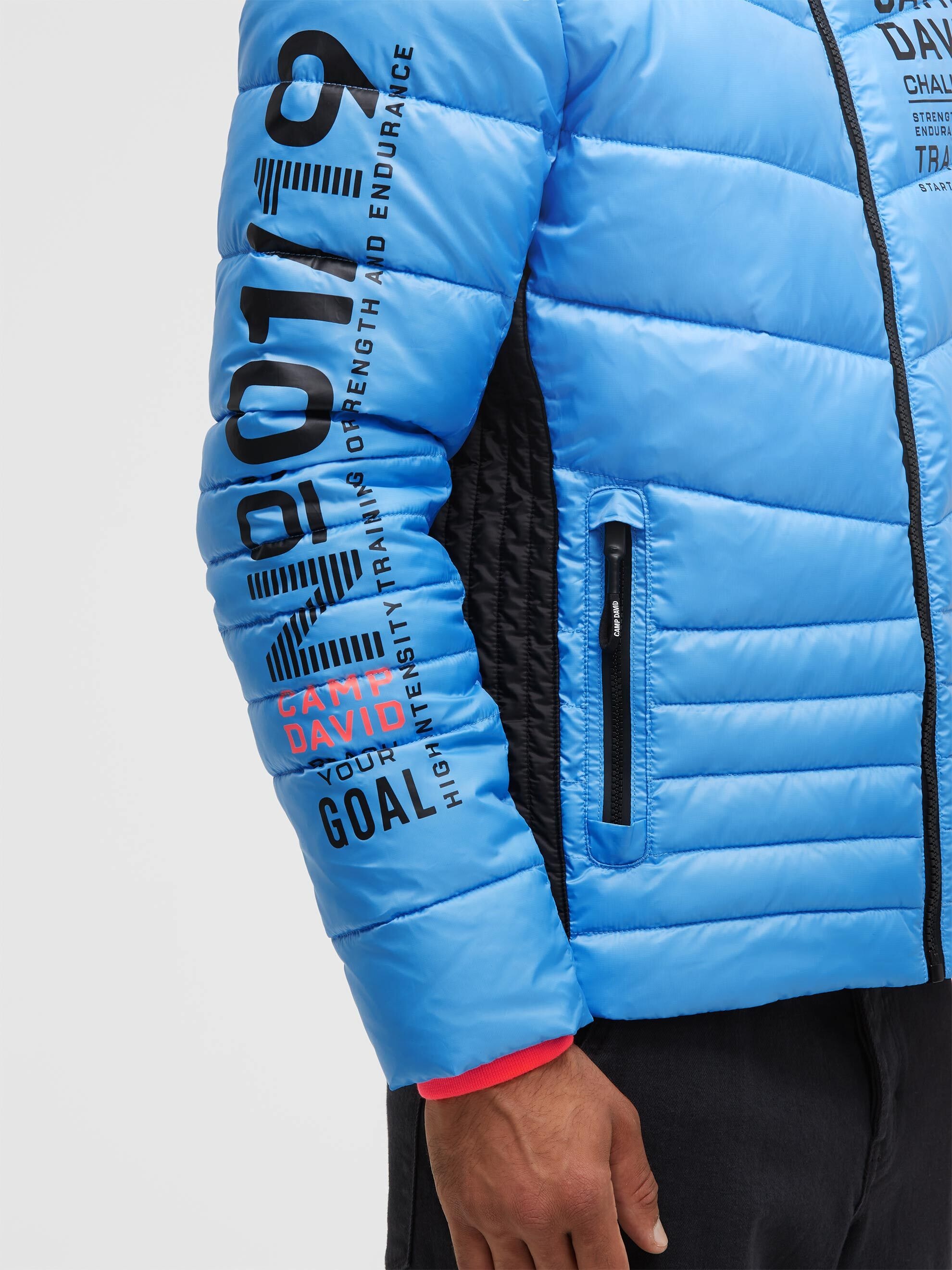 CAMP DAVID Winterjacke mit Kapuze mit Innentaschen