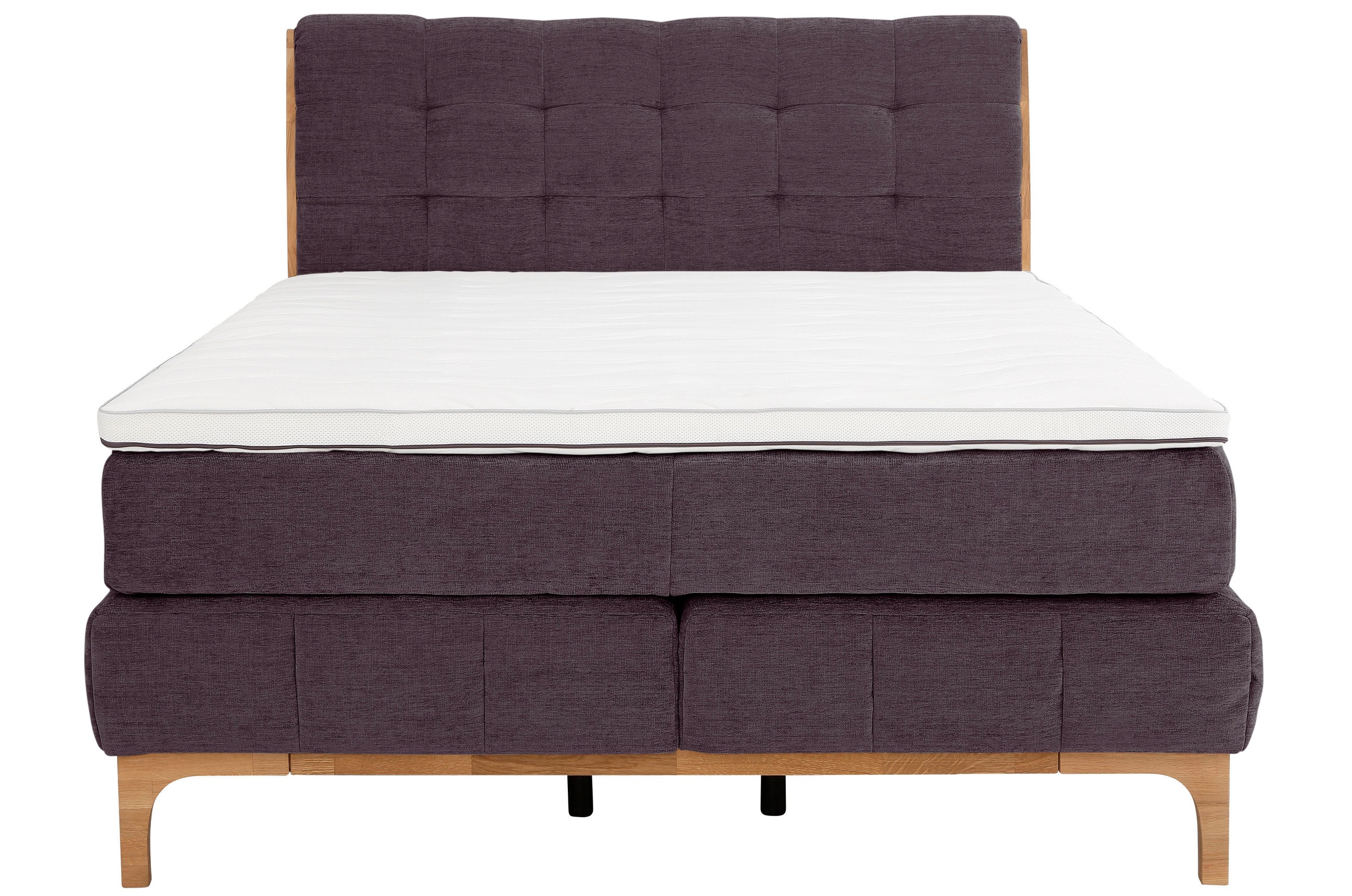 OTTO products Boxspringbett »Jelle«, (5 St.), zertifizierte, recycelte Bezugsstoffe, verschiedene Ausführungen