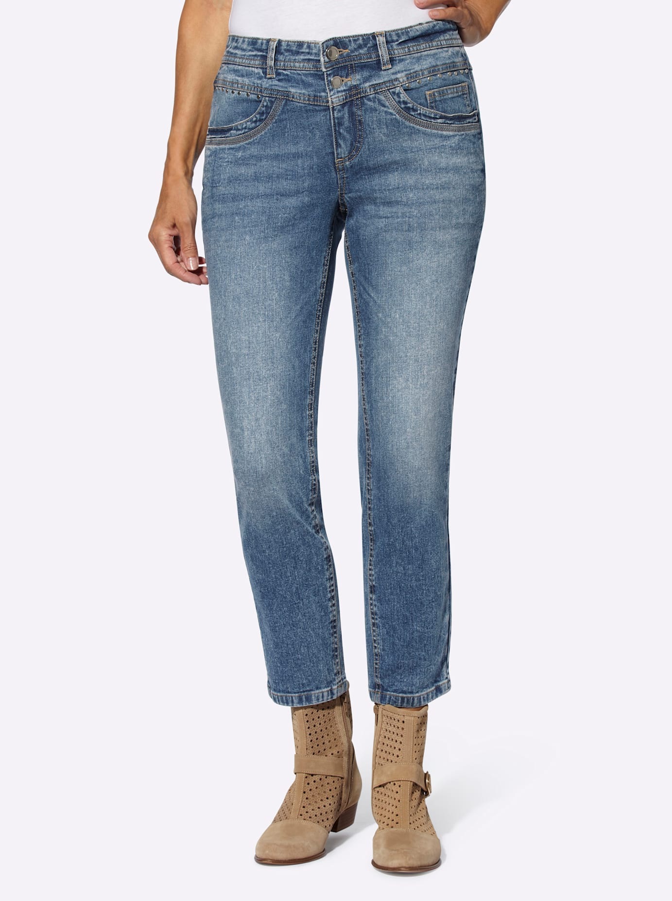 Inspirationen 7/8-Jeans 1 Stk. tlg. günstig online kaufen