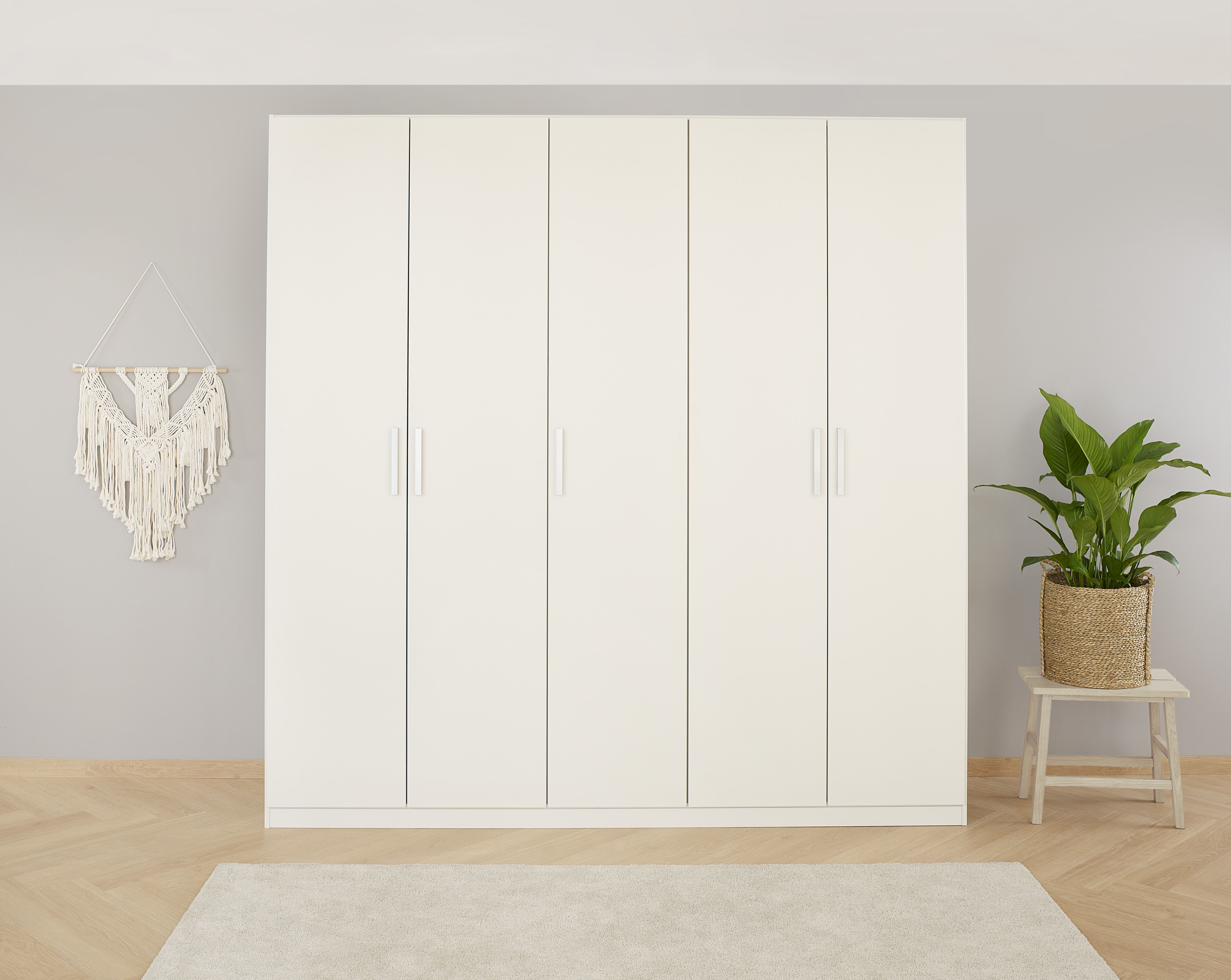 OTTO home "Mehrzweckschrank Aktenschrank Möbel Mietswohnung Schlafzimmer KOLUNA" Breiten 181/226/271/315 cm Höhen 210/229 cm, moderne Dekor-Front, inkl. 2 Innenschubladen sowie extra Einlegeböden MADE IN GERMANY