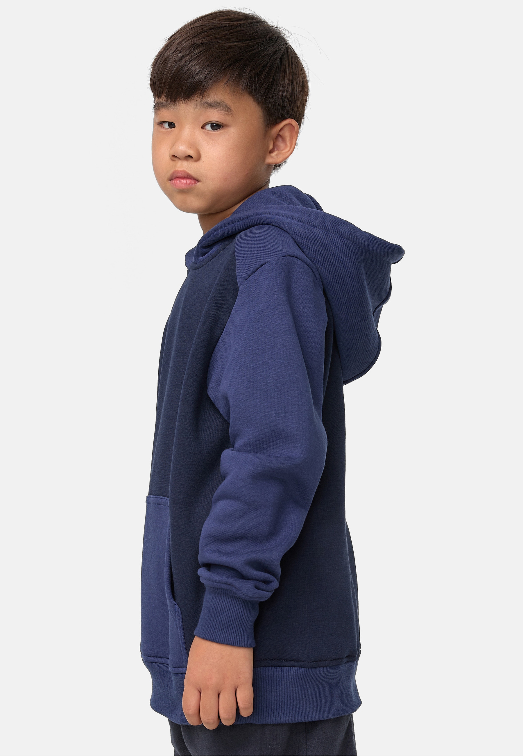 URBAN CLASSICS Kapuzenpullover »Urban Classics Herren Boys 2-Tone Fake Raglan Hoody« 1 Stk.