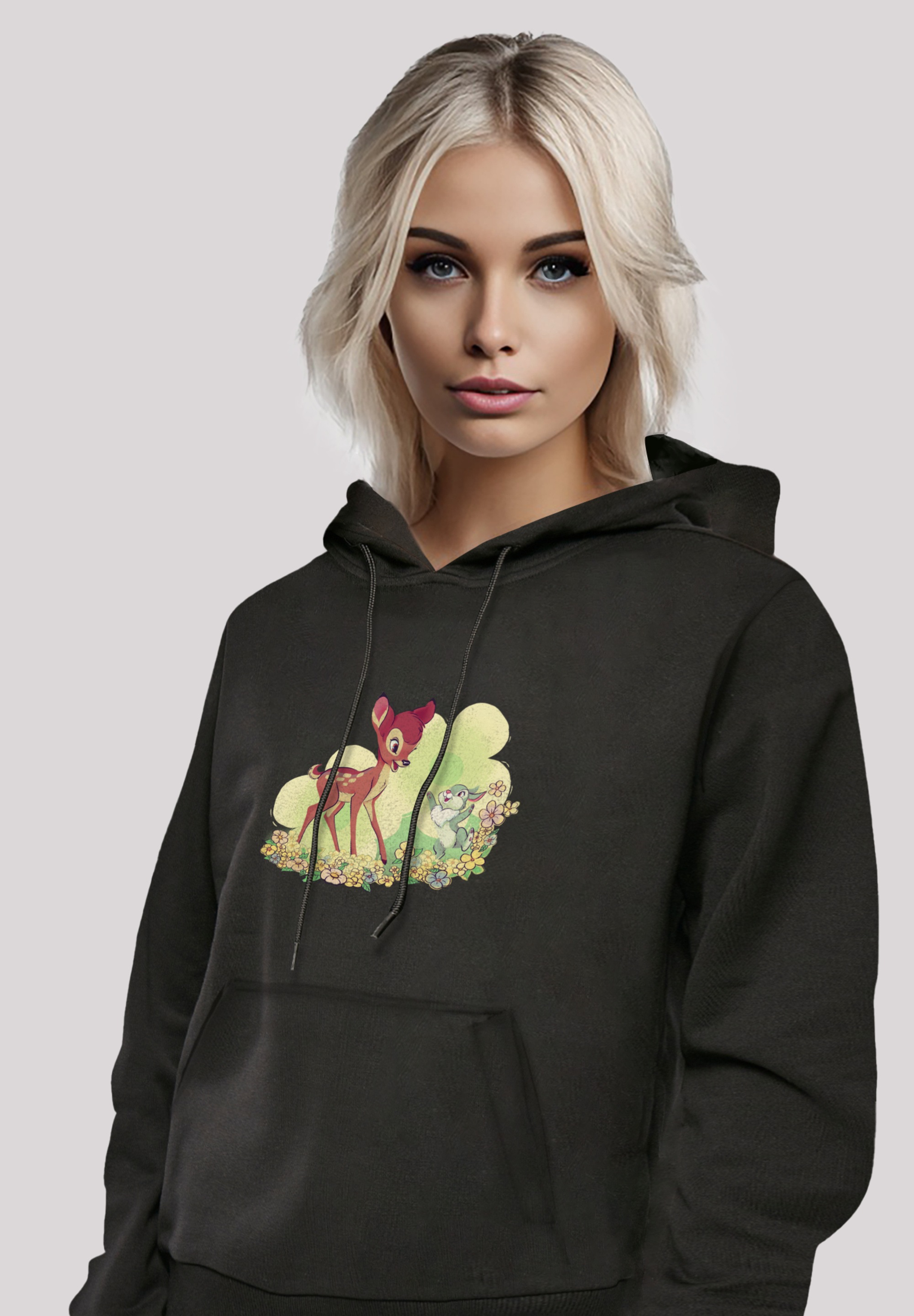 F4NT4STIC Kapuzenpullover »Disney Bambi & Thumper Playing«, Premium Qualität